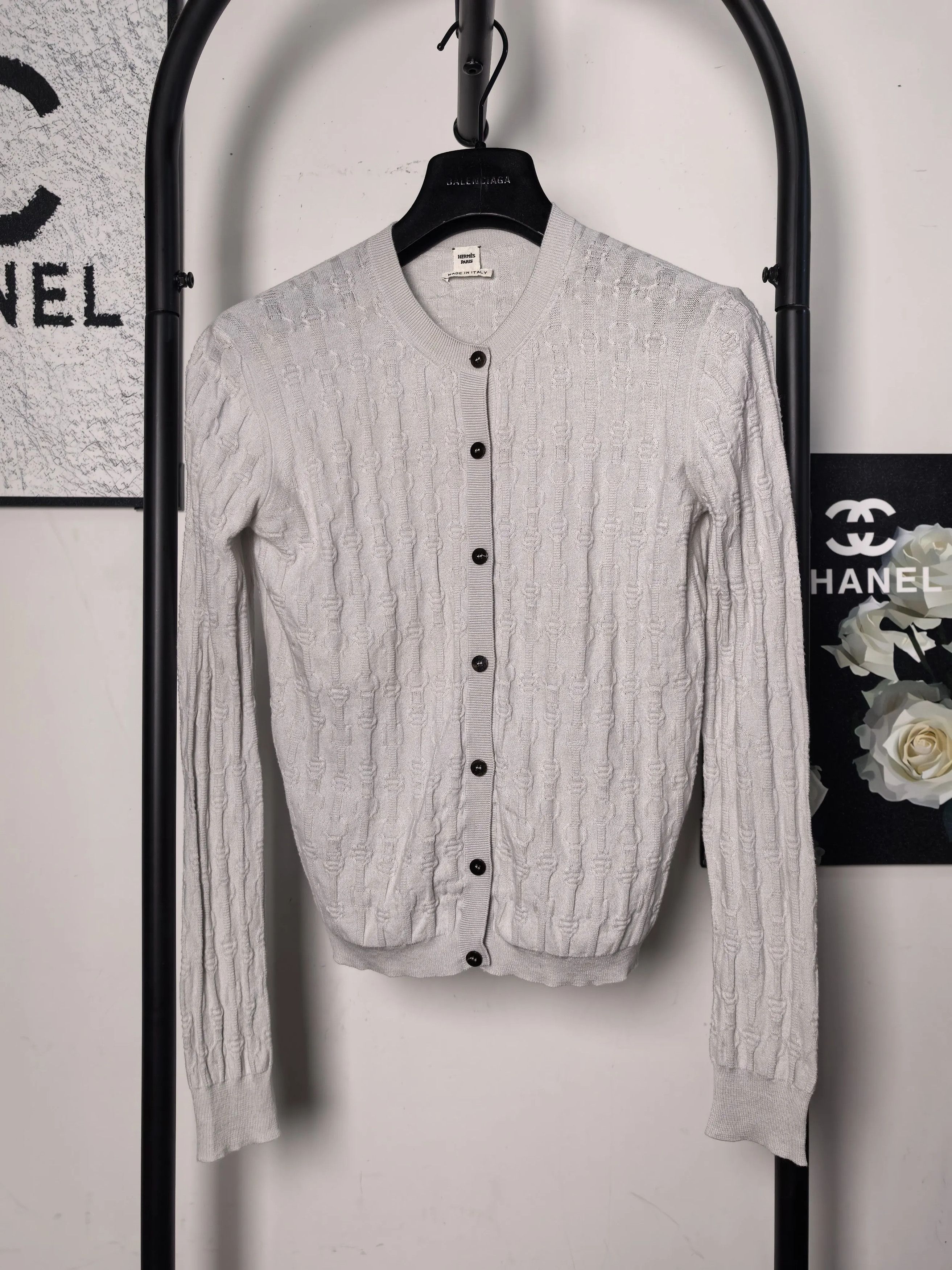 Hermes Hermes Wool White Sweater xxl Men Size US XXL / EU 58 / 5 - 1 Thumbnail