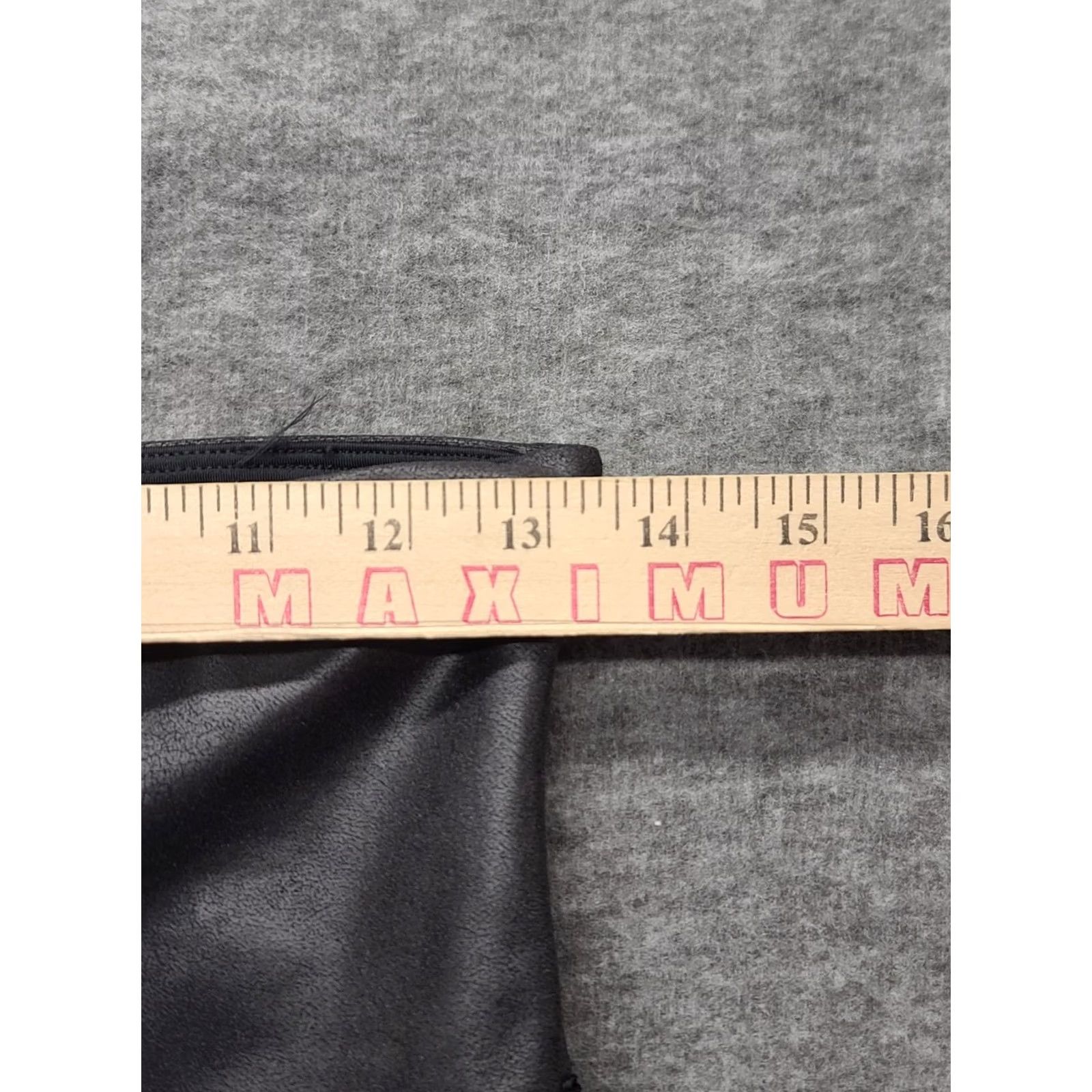 Spanx Spanx Moto Leggings Womens L Slim Fit Tapered Leg High Rise Faux Leather Black Size 36" / US 14 / IT 50 - 3 Thumbnail