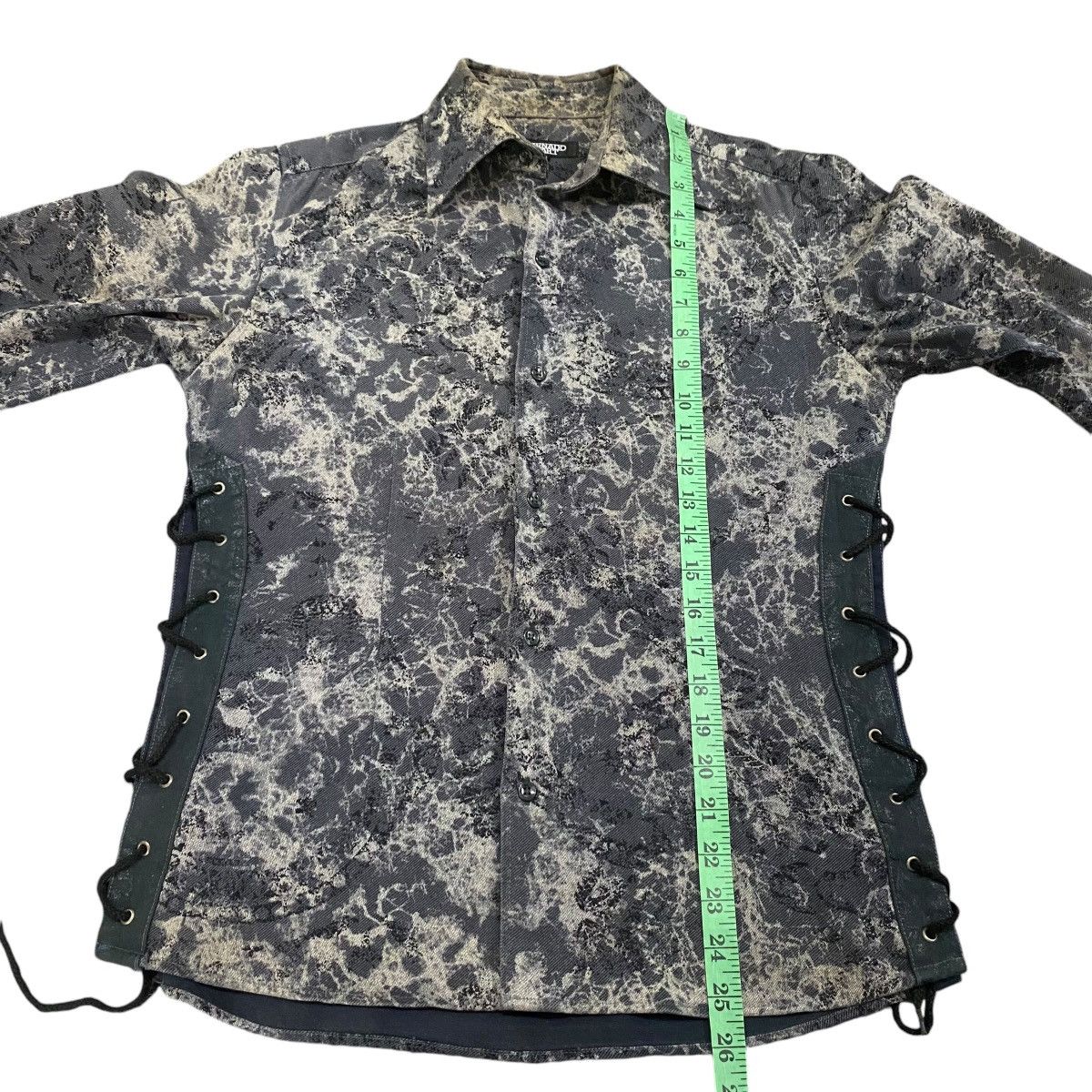 Le Grande Bleu (L.G.B.) × Tornado Mart Vintage Tornado Mart Tie Dye Shirt M Size Grey/Black Colour Size US M / EU 48-50 / 2 - 14 Thumbnail