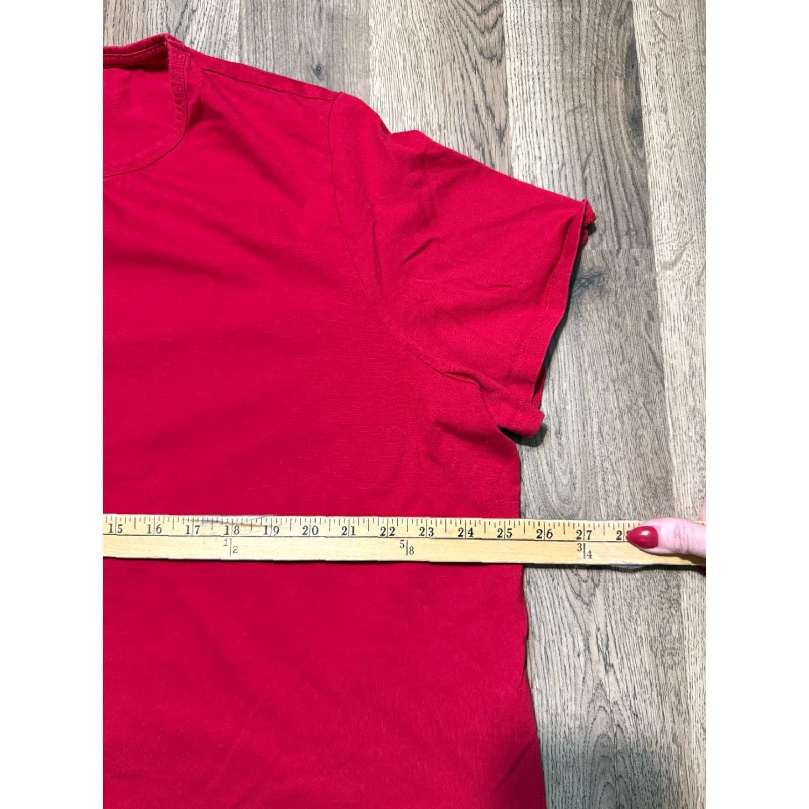 Lands' End Lands' End Shirt Women's Plus Size 2X Red Short Sleeve Shirt Size XXL / US 16-18 / IT 52-54 - 6 Thumbnail