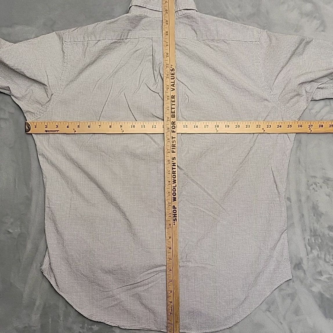 Polo Ralph Lauren Ralph Lauren Shirt Mens Large Black White Check Plaid Long Sleeve Classic Fit Shirt Mens L Black White Check Plaid Classic Fit Size US L / EU 52-54 / 3 - 6 Thumbnail