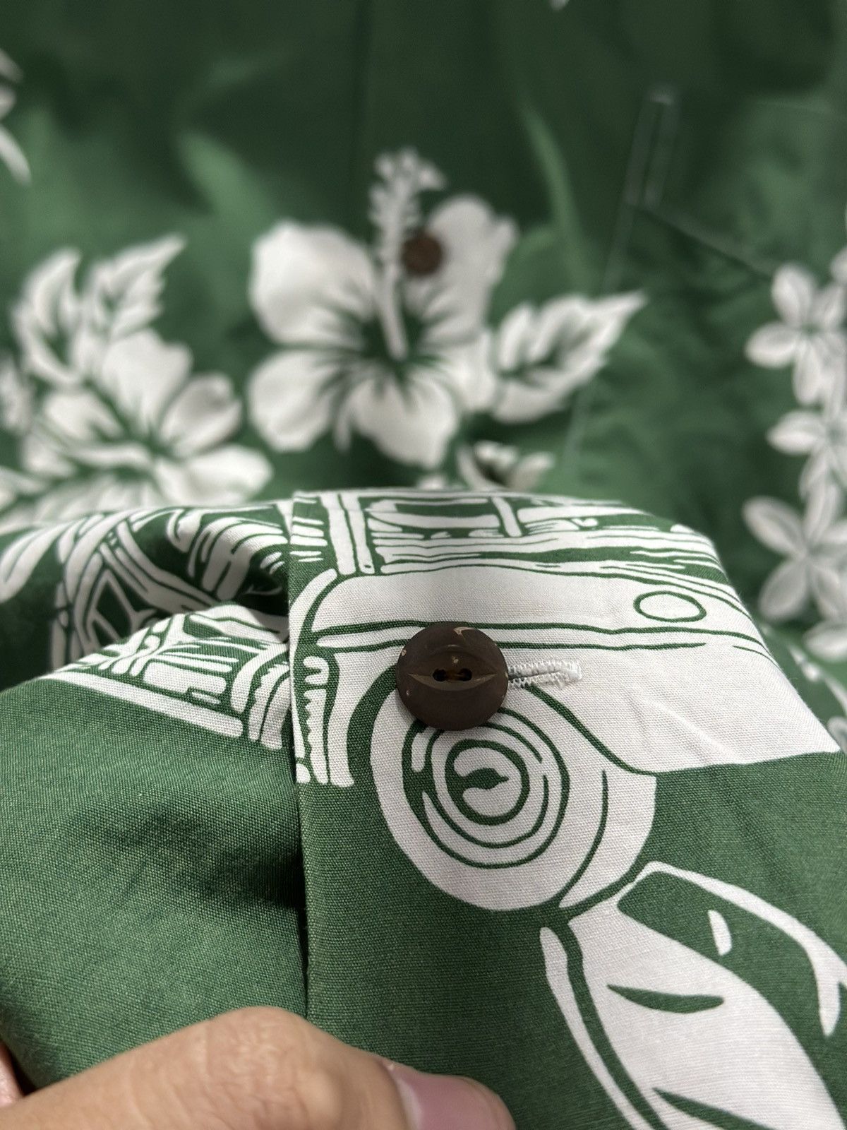Polo Ralph Lauren Polo Ralph Lauren Open Collar Aloha Shirt Size US XL / EU 56 / 4 - 4 Thumbnail