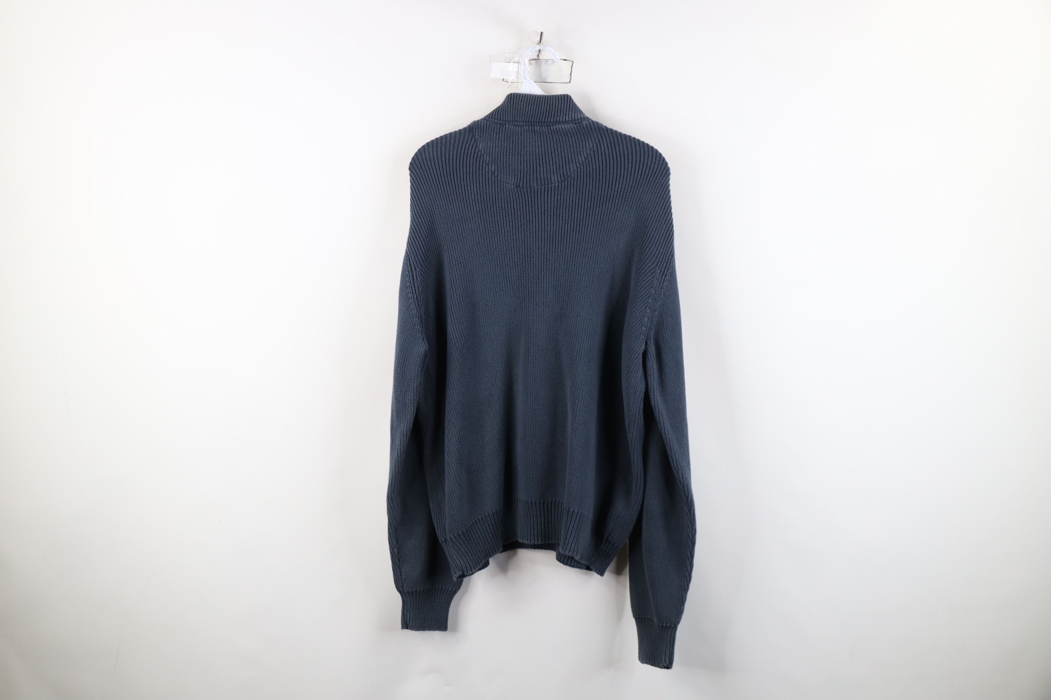 Vintage Vintage Streetwear Heavyweight Ribbed Knit Henley Sweater Size US L / EU 52-54 / 3 - 11 Thumbnail
