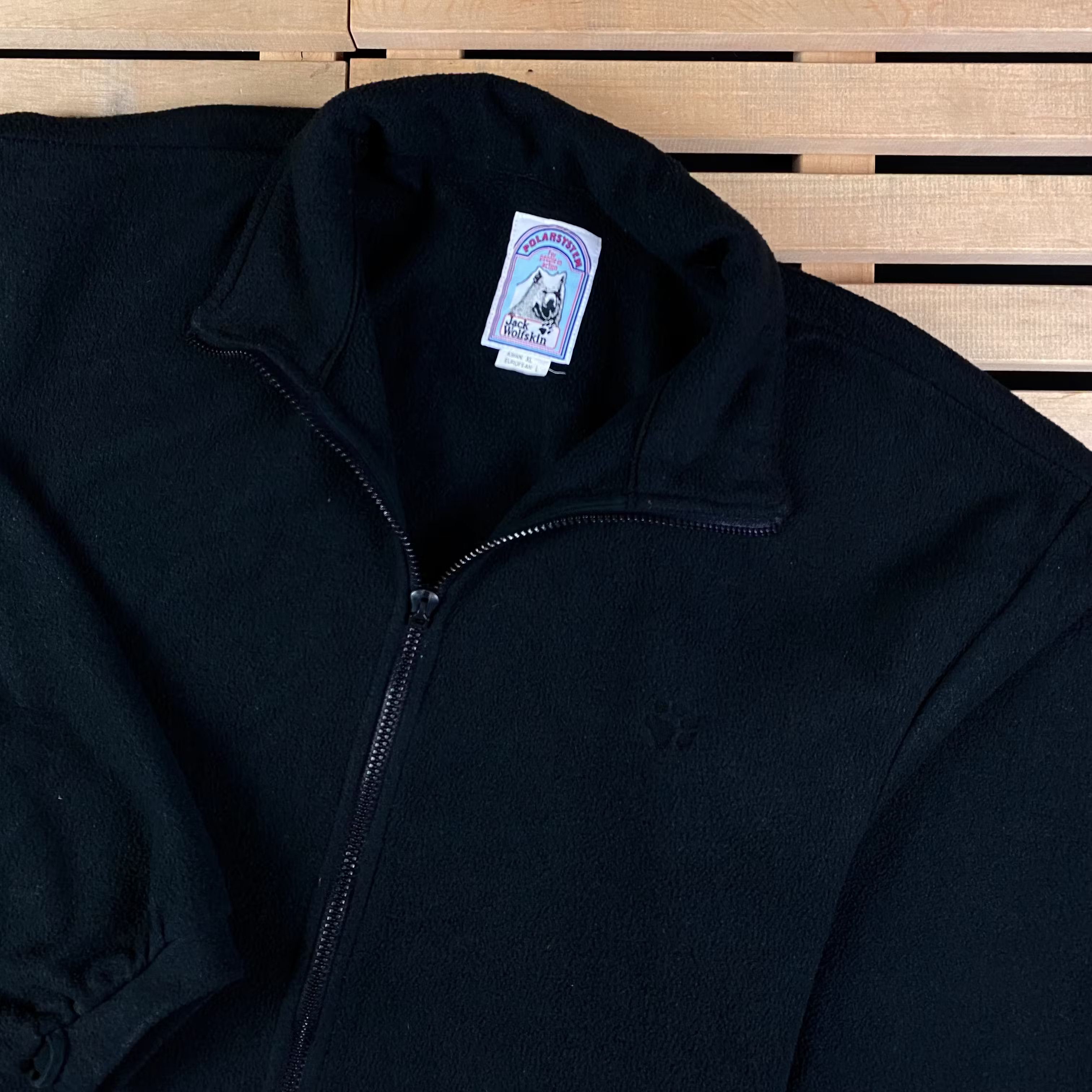 Jack Wolfskin × Vintage Mens Zip Fleece Jacket Jack Wolfskin Vintage Size L Size US L / EU 52-54 / 3 - 2 Thumbnail