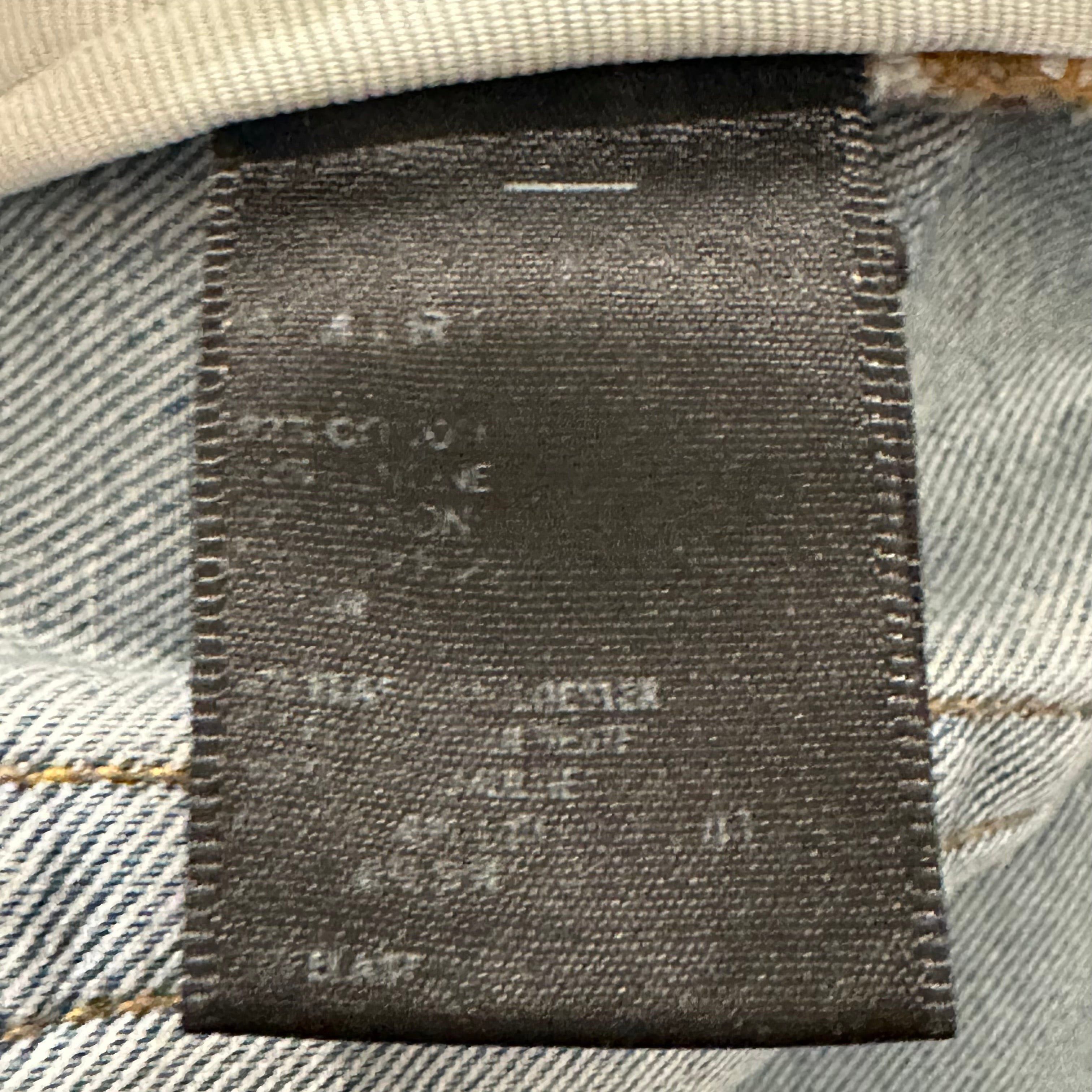 Amiri Amiri Zig Zag Logos Blue Denim Jeans Sz 36 Size US 36 / EU 52 - 6 Thumbnail