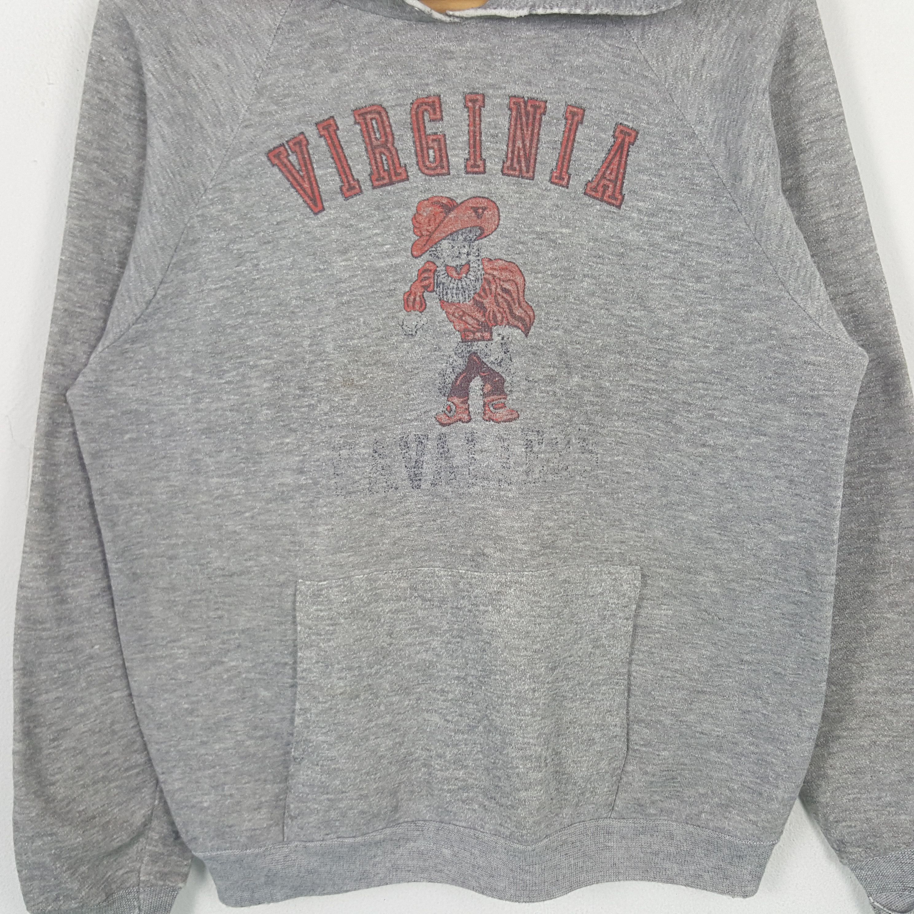Vintage Vintage Virginia American State Distressed Hoodies RR5 Size US M / EU 48-50 / 2 - 2 Thumbnail