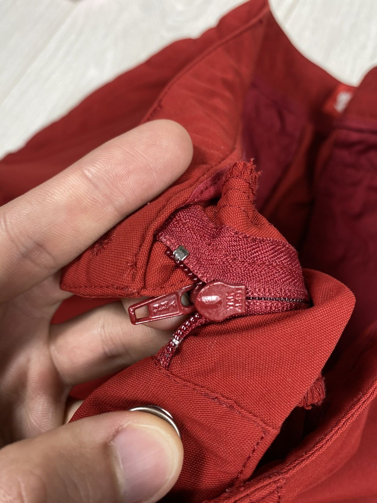 Fjallraven × Vintage Fjallraven Red Long Shorts Size 28" / US 6 / IT 42 - 7 Thumbnail