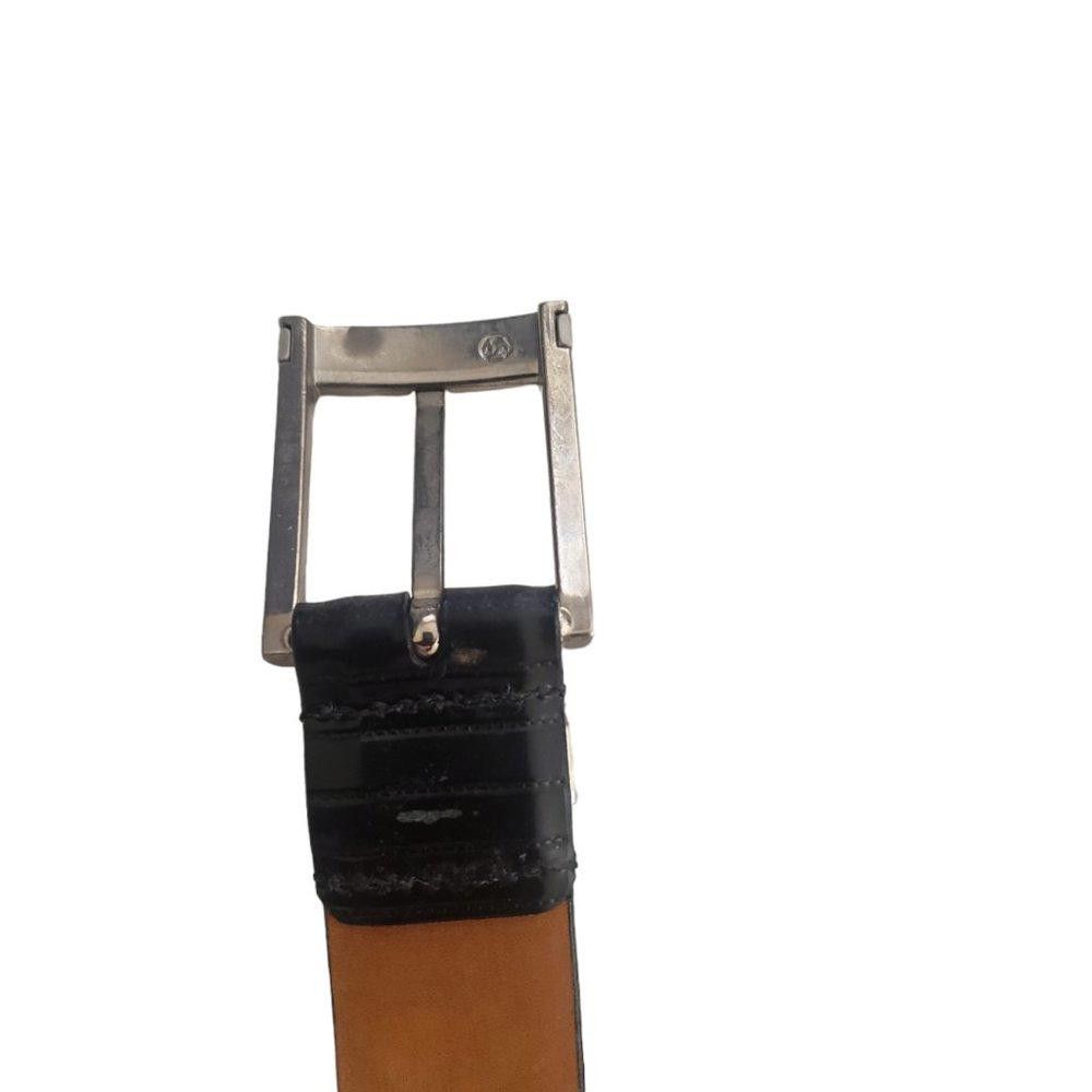 Designer Tulliani Men's Italian Calfskin Leather Belt 44" Size ONE SIZE - 5 Thumbnail