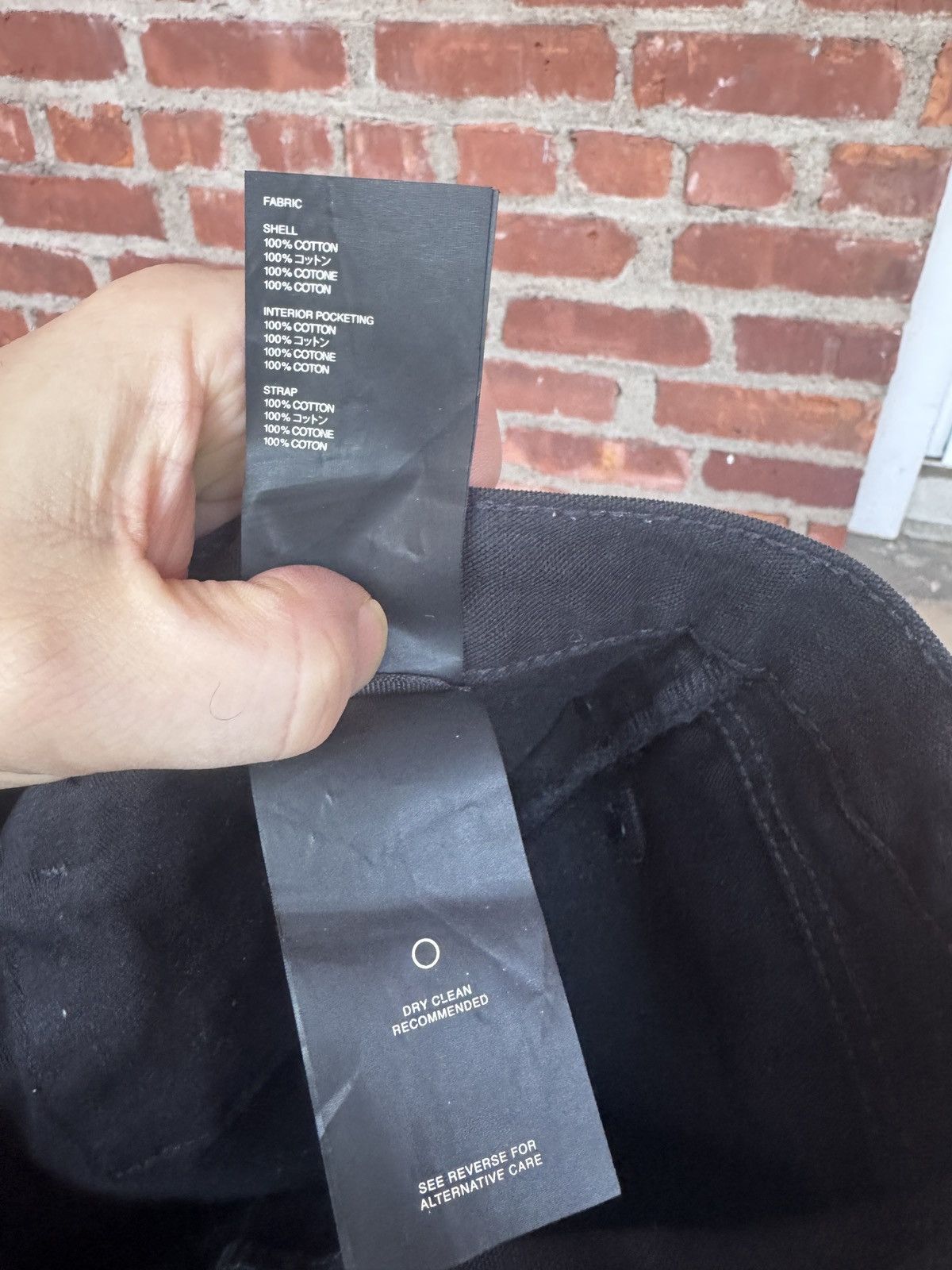 Fear of God Fear of god 6th collection black canvas denim pants Size US 36 / EU 52 - 9 Thumbnail