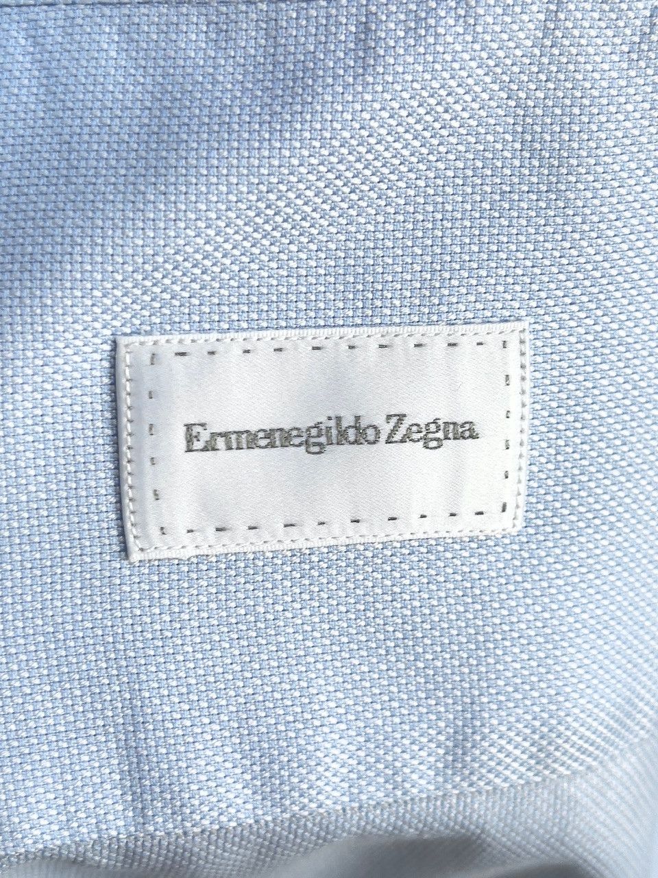 Ermenegildo Zegna 🔥 Ermenegildo zegna regular fit cotton shirt blue size L Size US L / EU 52-54 / 3 - 10 Thumbnail