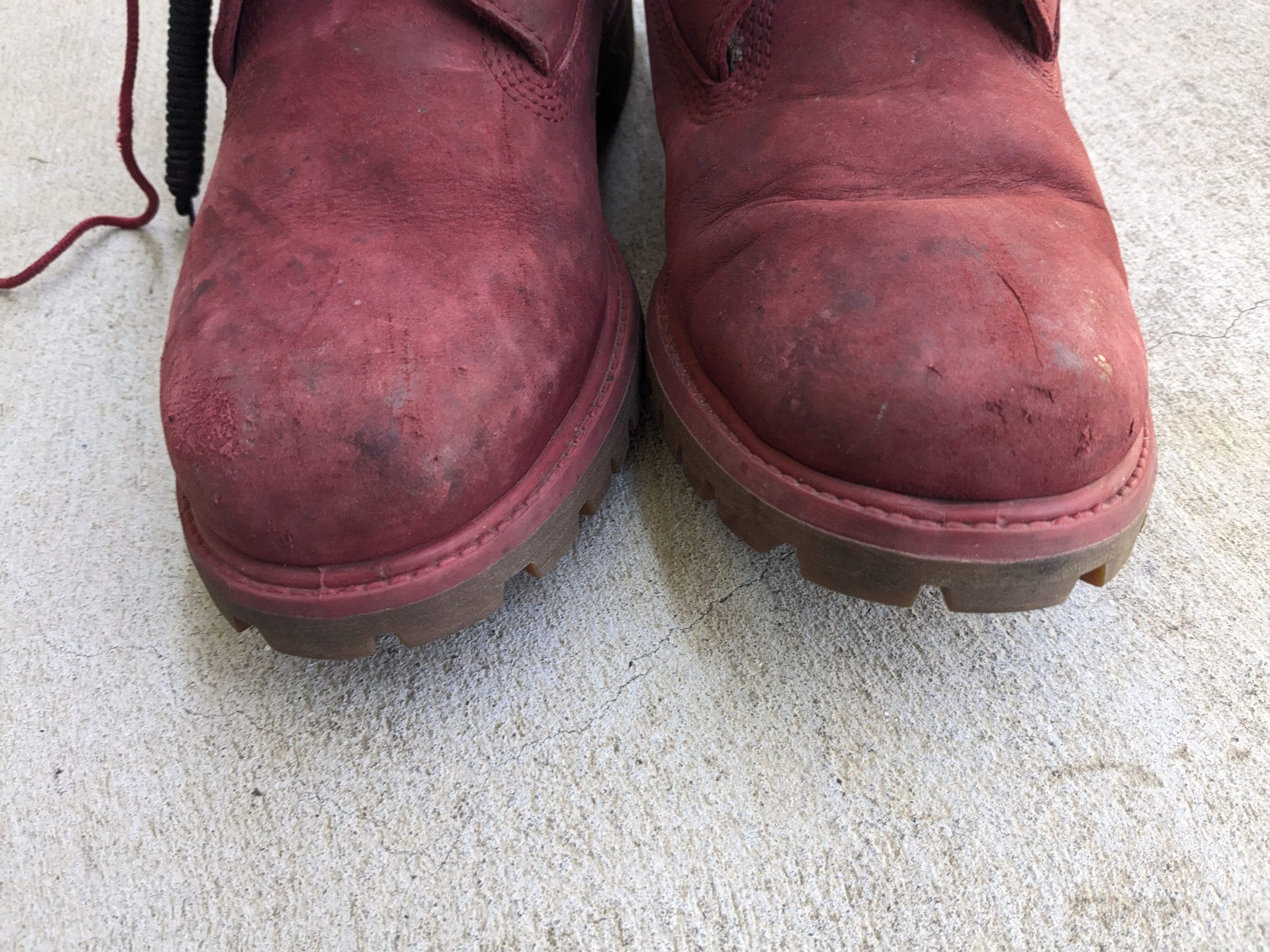 Timberland Timberland Boots Red Leather 11 M Suede Size US 11 / EU 44 - 2 Thumbnail