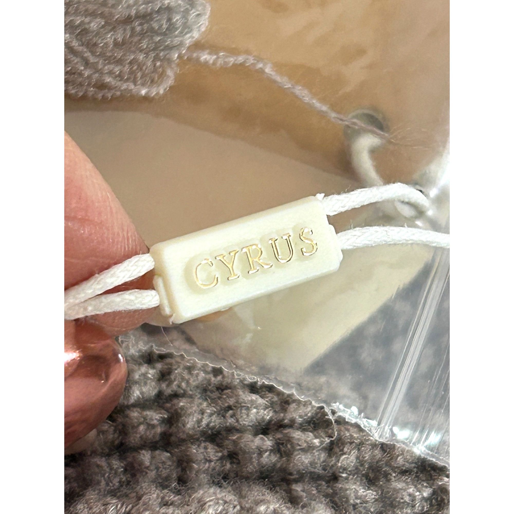 Other Cyrus Sweater S Mock Neck Long Sleeve Taupe (Cinder) Oversiz Size S / US 4 / IT 40 - 13 Thumbnail