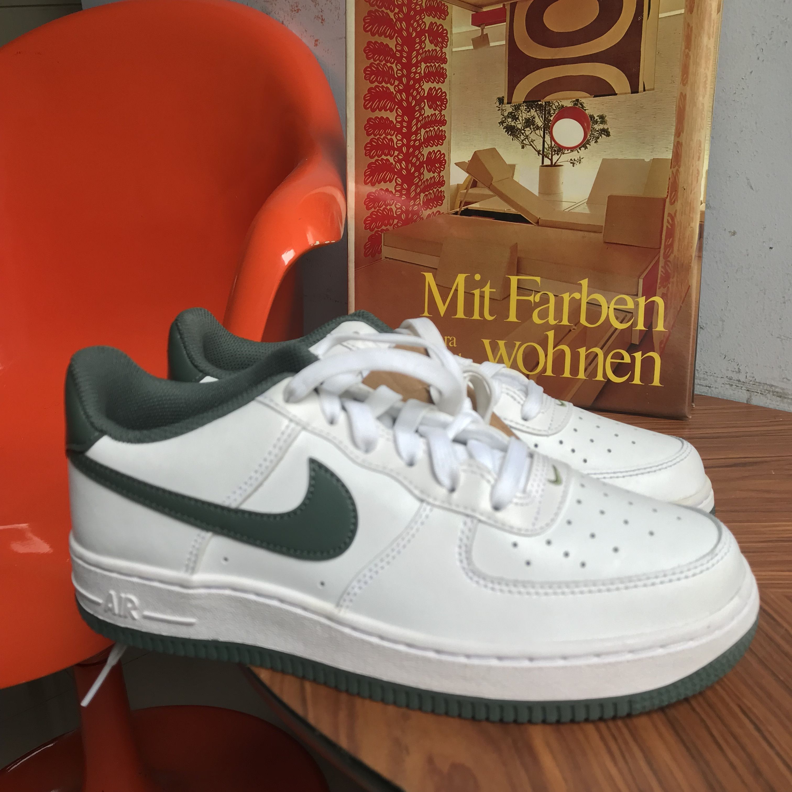 Nike Nike Air Force 1 Green Union Size 5uk 38 eur 24 Size US 5.5 / EU 38 - 6 Thumbnail
