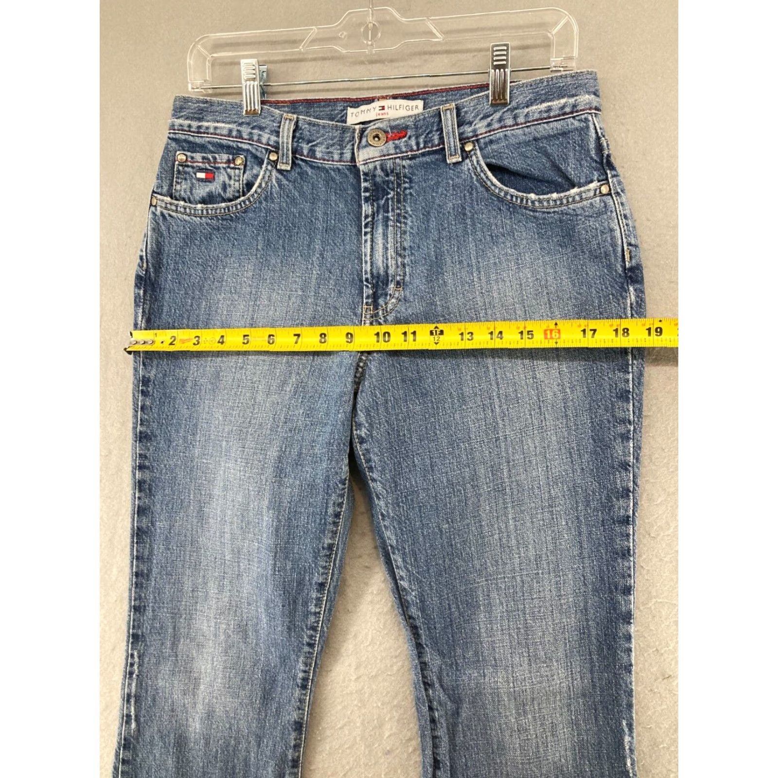 Tommy Hilfiger Tommy Hilfiger Womens Jeans 6 Hipster Bootcut Y2K Worn Weekend Size 28" / US 6 / IT 42 - 3 Thumbnail
