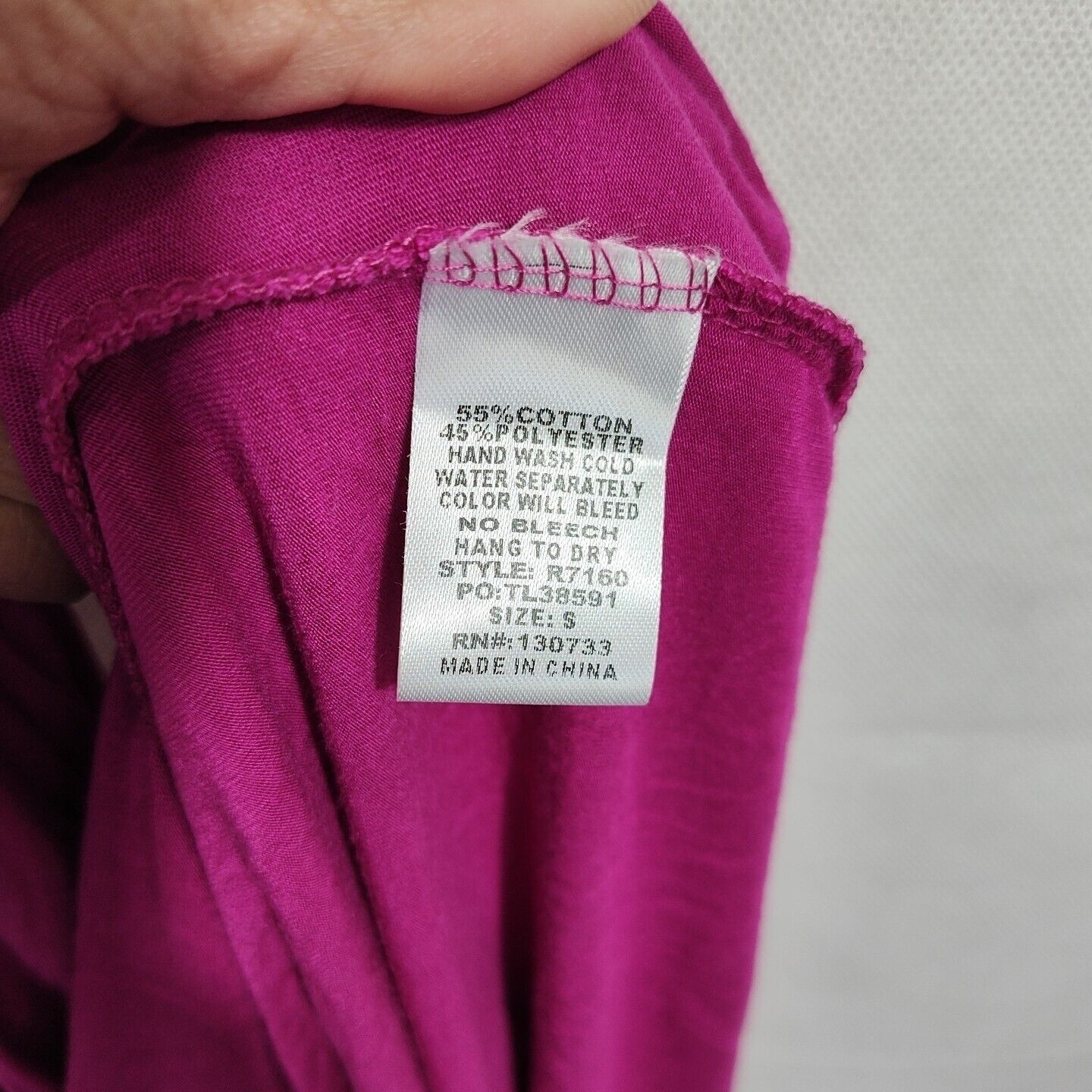 Other Umgee Fuchsia Purple V-neck Knotted Front Knit Top Size S Size S / US 4 / IT 40 - 6 Thumbnail