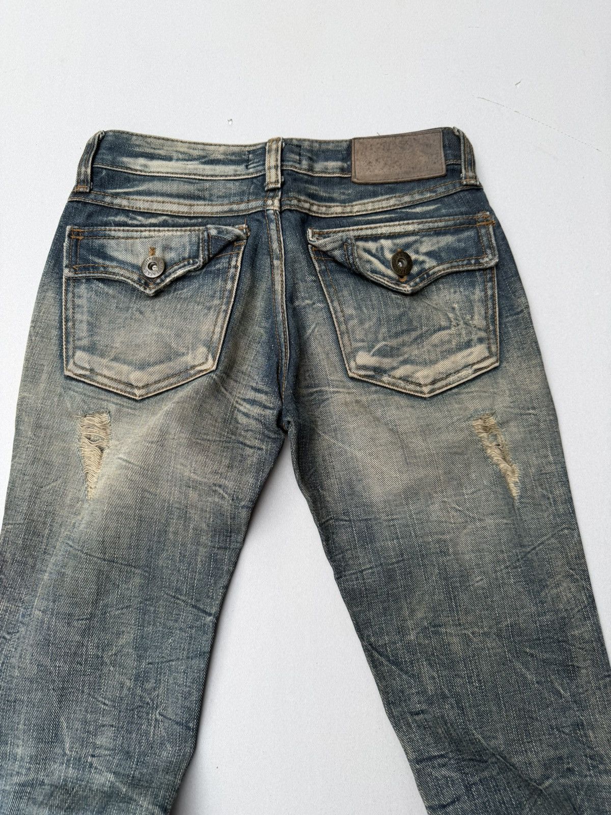 Japanese Brand Boddy butter Lace up flare jeans Size US 26 / EU 42 - 7 Thumbnail