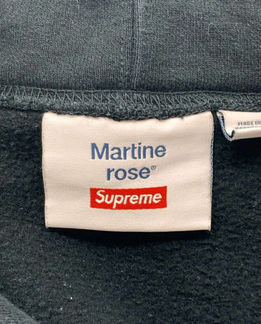 Supreme Supreme MARTINE ROSE Logo Black Pullover Hoodie Size US L / EU 52-54 / 3 - 4 Thumbnail