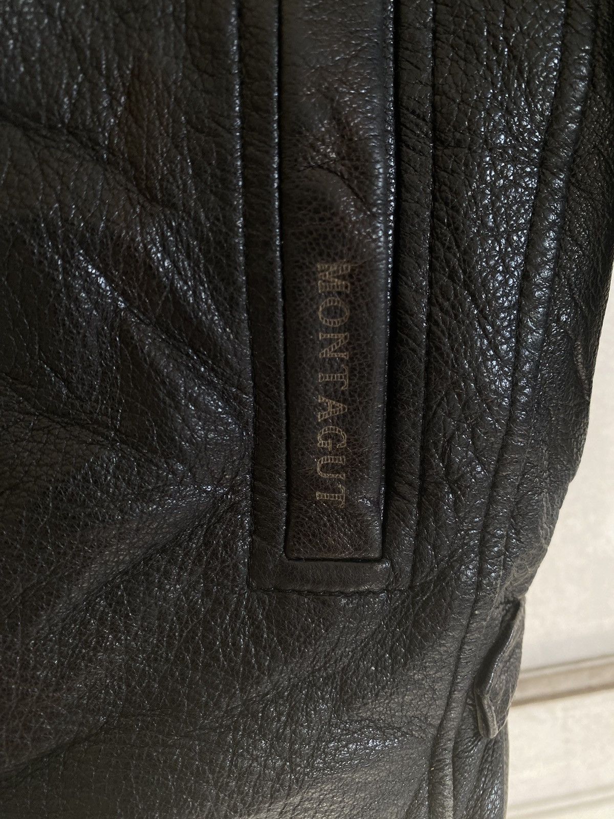 Montagut Montagut Leather Jacket Size US L / EU 52-54 / 3 - 5 Thumbnail