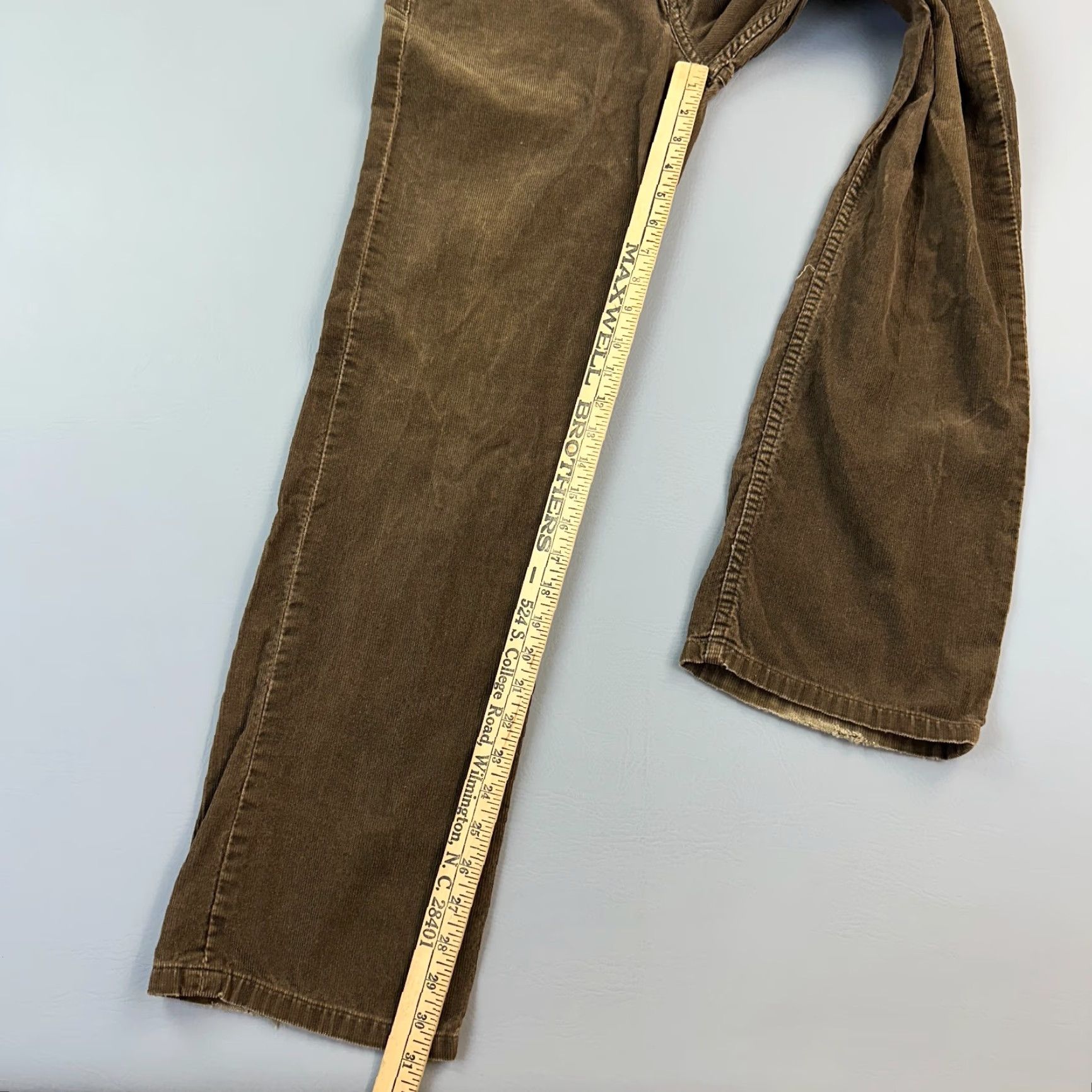Billabong VINTAGE Billabong Pants Mens 30x31 Brown Corduroy Straight Chino Skate Surf Y2K Size US 30 / EU 46 - 2 Thumbnail