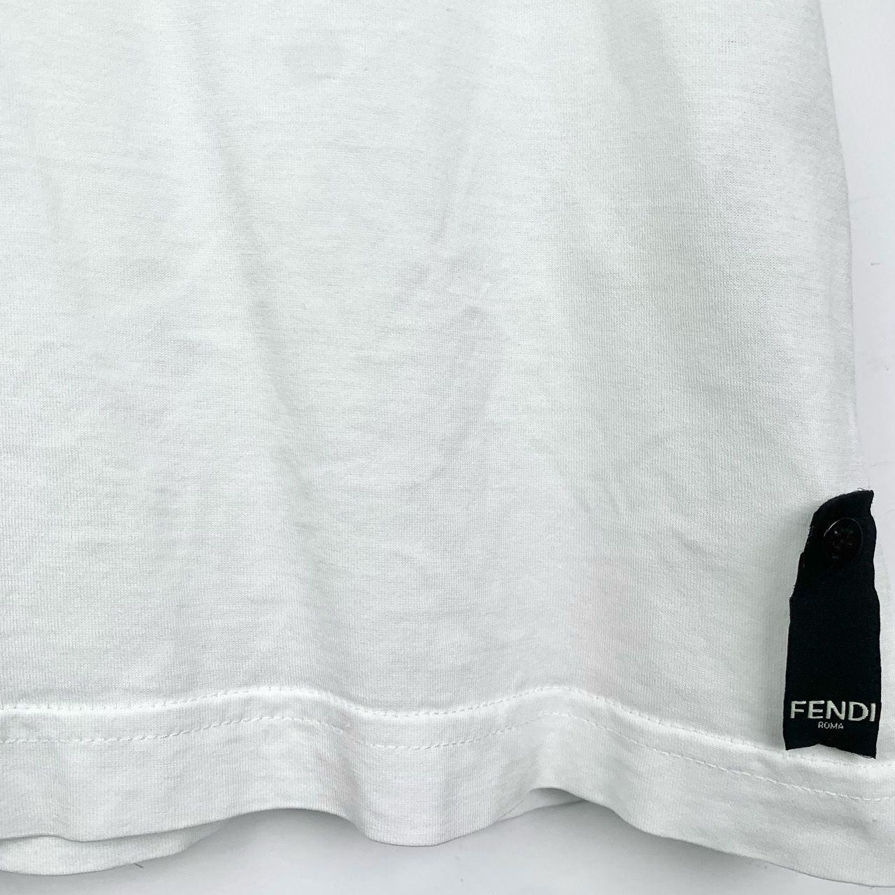 Fendi Fendi Logo Monster White Crew Neck Short Sleeve T-Shirt (Siz Size US XS / EU 42 / 0 - 6 Thumbnail