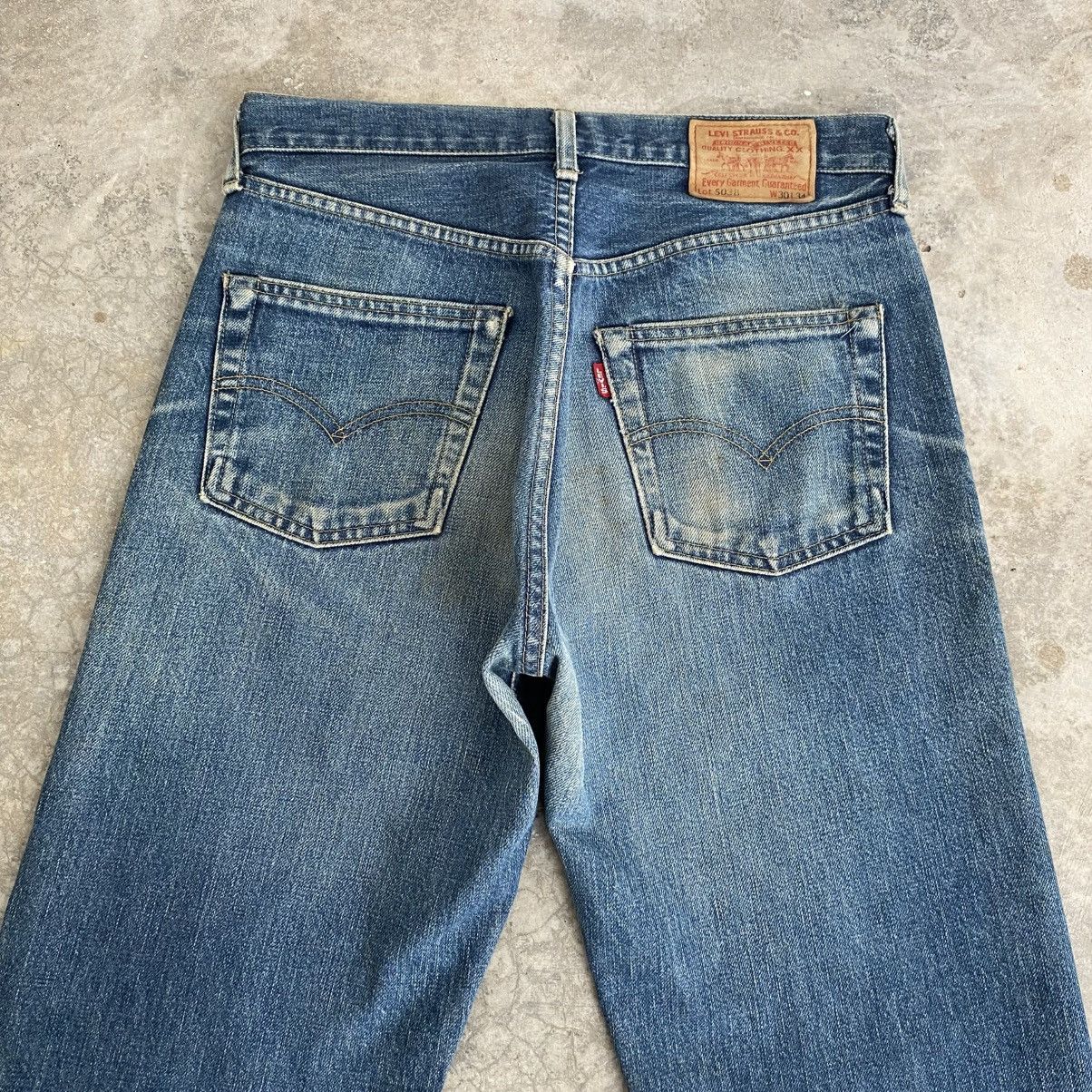 Levi's Vintage 90’s Levis 503B Big E Faded Blue Selvedge LVC Jeans Size US 30 / EU 46 - 9 Thumbnail