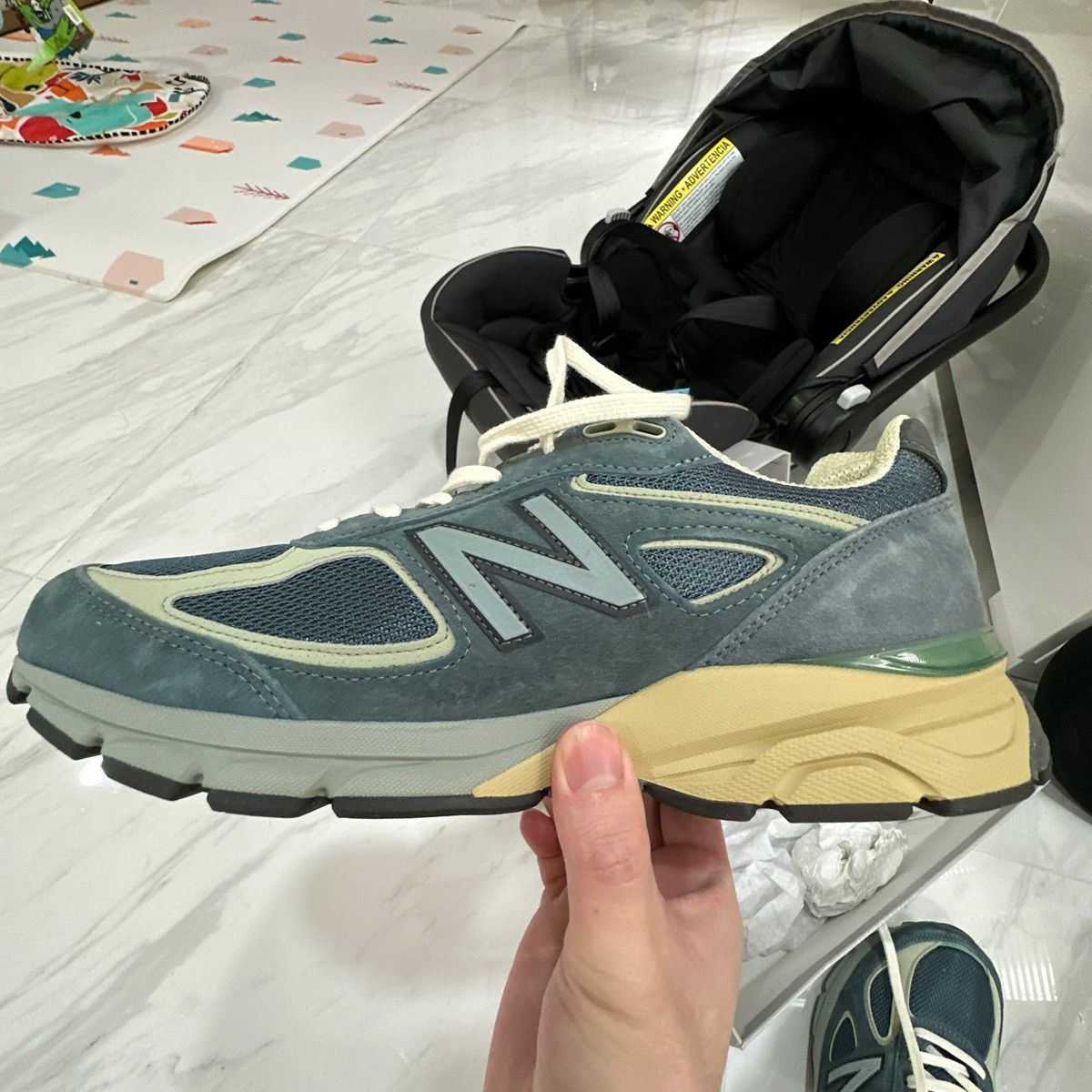 Auralee × New Balance New balance 990v4 x auralee Size US 10 / EU 43 - 13 Thumbnail
