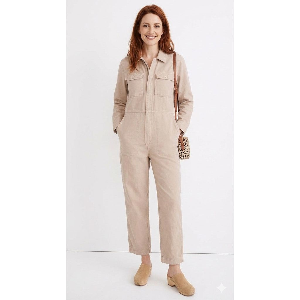 Madewell New W/Tags Madewell Denim Relaxed Coverall Jumpsuit XXL Size 42" / US 20 - 1 Thumbnail