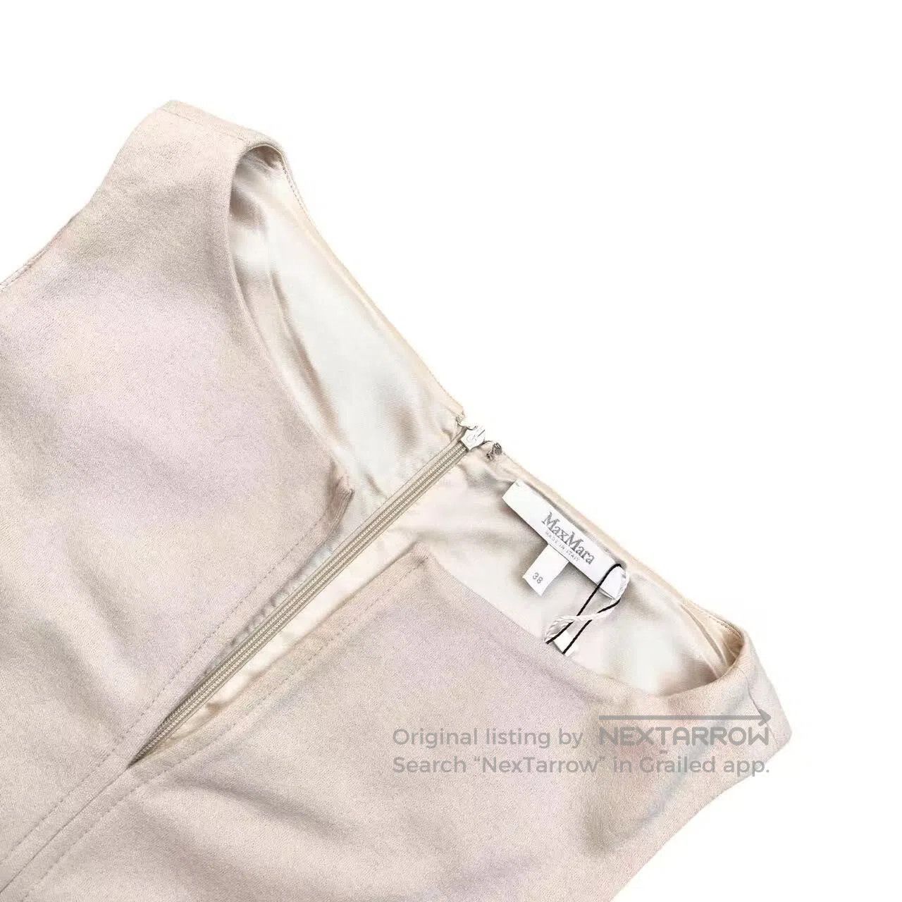 Max Mara Max Mara V-neck sleeveless dress| Size XS / US 0-2 / IT 36-38 - 3 Thumbnail