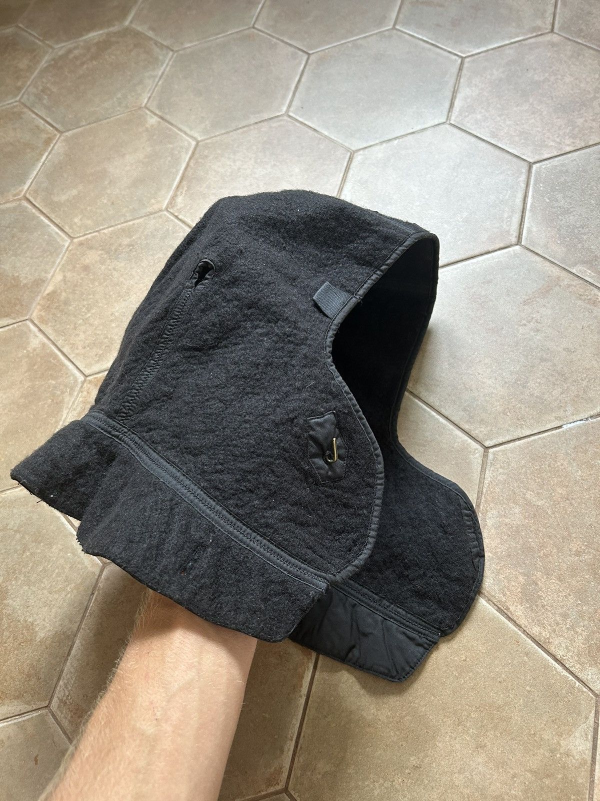 Japanese Brand TEN C FELT WOOL HOOD Size ONE SIZE - 6 Thumbnail
