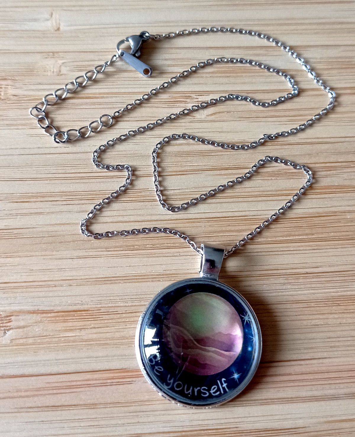 Hysteric Glamour × Japanese Brand × Vintage Punk Tiny Planet Mars Stainless Steel Silver Necklace Unique Size ONE SIZE - 5 Thumbnail