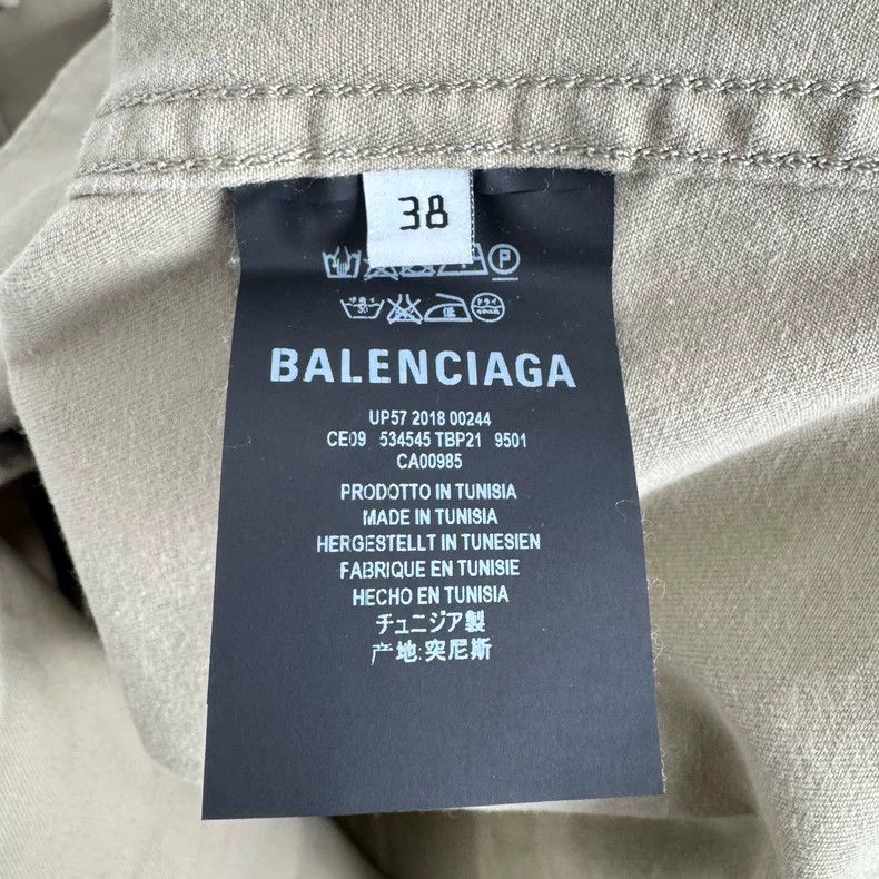 Balenciaga Balenciaga size 38 Embroidered Logo Work Shirt Size M / US 6-8 / IT 42-44 - 4 Thumbnail