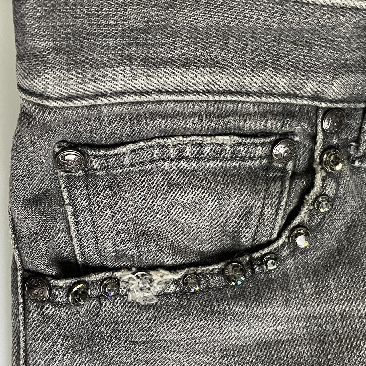 Japanese Brand Roen distressed skull jeans Size US 28 / EU 44 - 7 Thumbnail