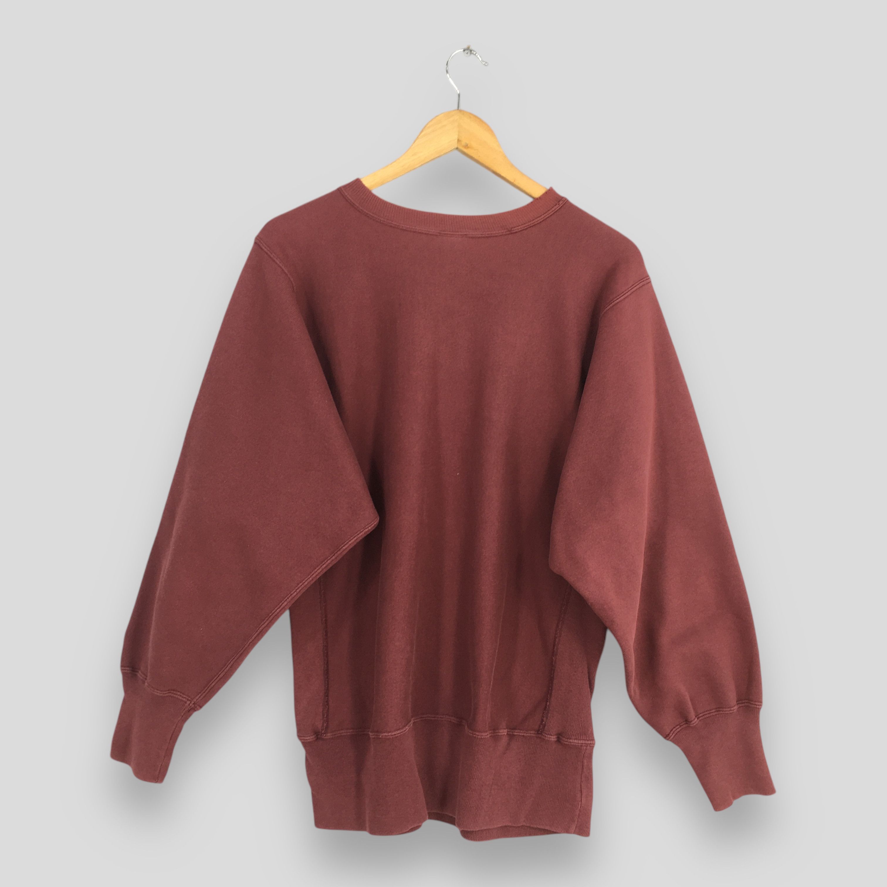 Champion × Vintage Vintage 1980s Champion Reverse Weave Red Sweatshirt Medium Size US M / EU 48-50 / 2 - 8 Thumbnail