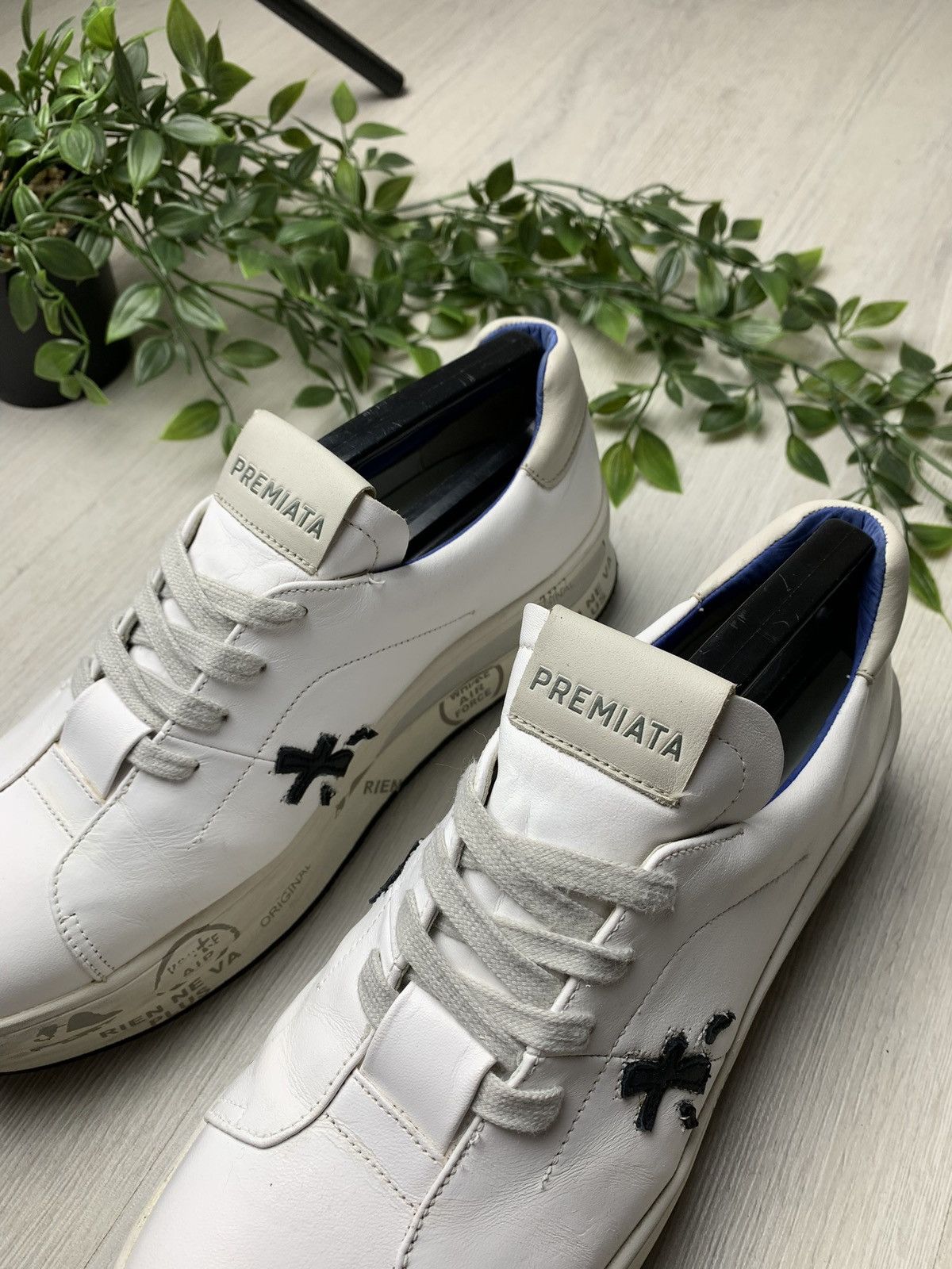 Leather × Premiata Premiata Low Top Luxury Platform Sneakers Size US 6.5 / IT 36.5 - 7 Thumbnail