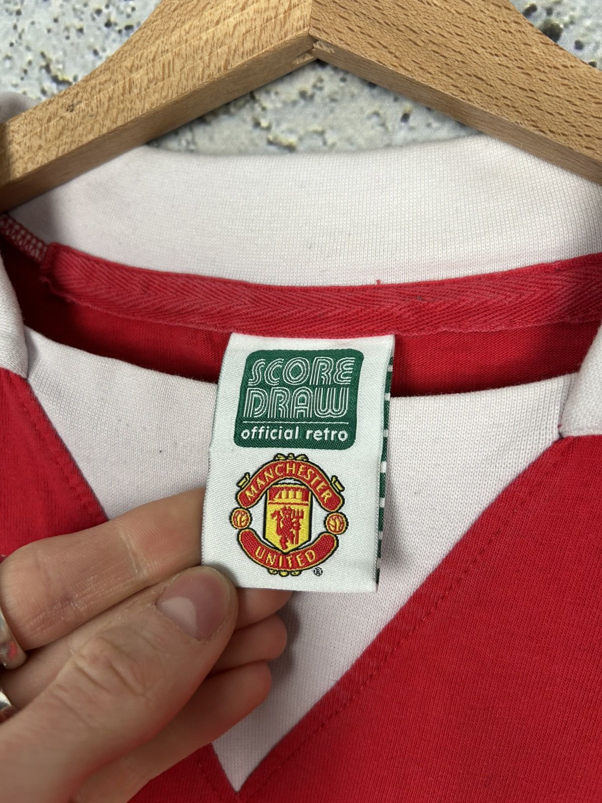 Vintage Manchester United Soccer Draw Soccer Jersey Vintage Archive Size US M / EU 48-50 / 2 - 6 Thumbnail