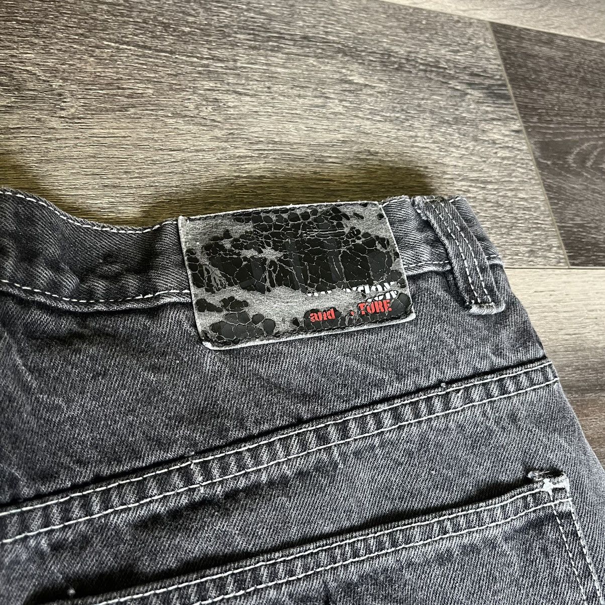 Vintage Vintage 1990s FNF Carpenter Skater Baggy Denim Jeans 34x32 Size US 34 / EU 50 - 4 Thumbnail