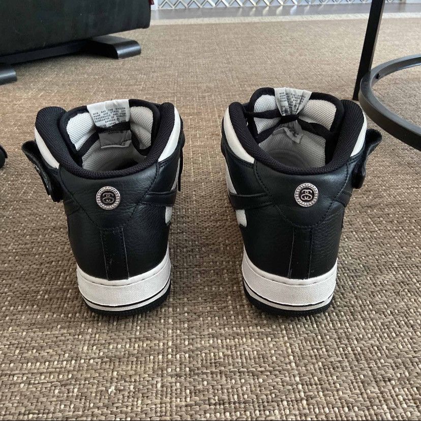 Nike × Stussy Nike Stüssy AF1 Mid Size US 11.5 / EU 44-45 - 5 Thumbnail