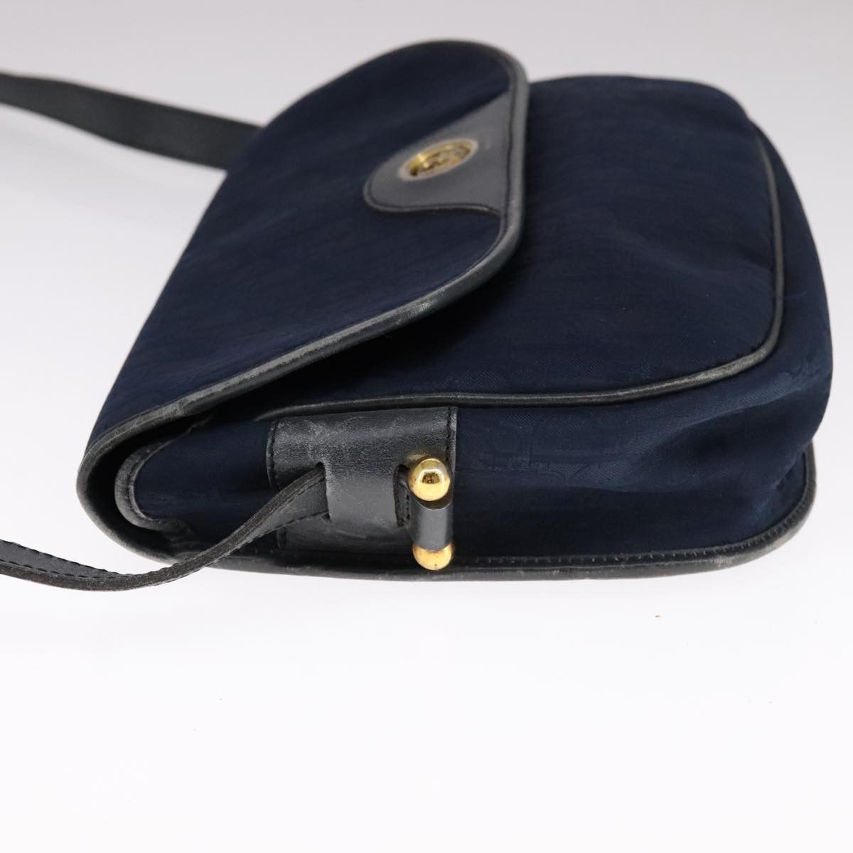 Dior DIOR Trotter Canvas Shoulder Bag Navy Size ONE SIZE - 4 Thumbnail