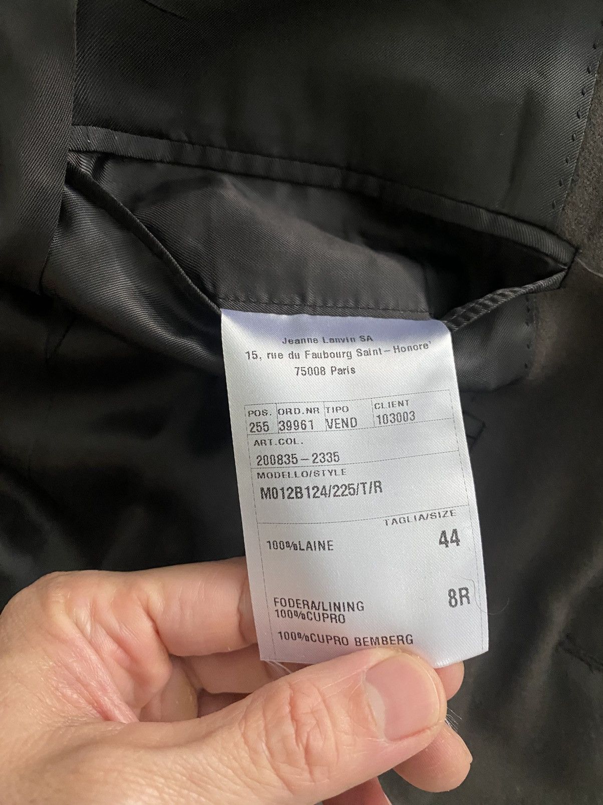 Lanvin LANVIN 2013 Fall Winter runway cashmere blazer jacket Size US S / EU 44-46 / 1 - 11 Thumbnail