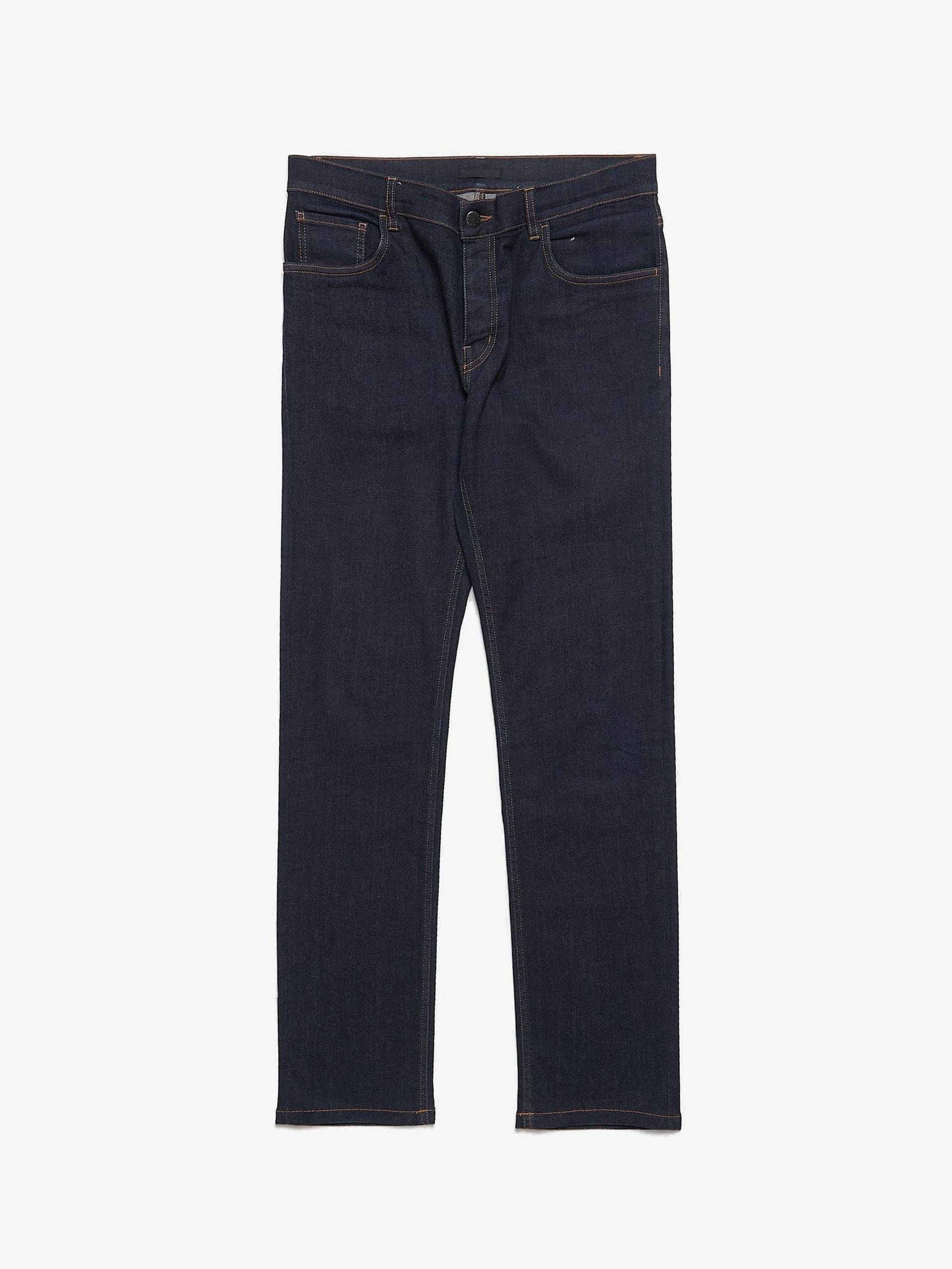 image of Prada Navy Straight Blend Denim, Men's (Size 33)