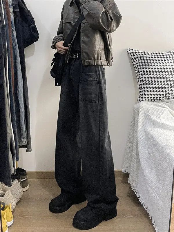 Japanese Brand × Jean Retro loose micro flared casual jeans Size US 32 / EU 48 - 5 Thumbnail