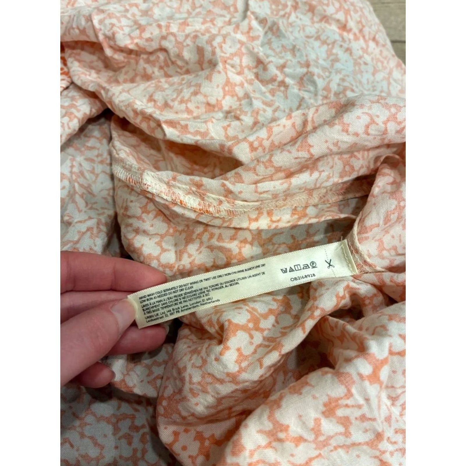 Anthropologie NWT Anthropologie Women’s Sleeveless Ruffle Nap Dress Orange Floral Size L Size L / US 10 / IT 46 - 7 Thumbnail