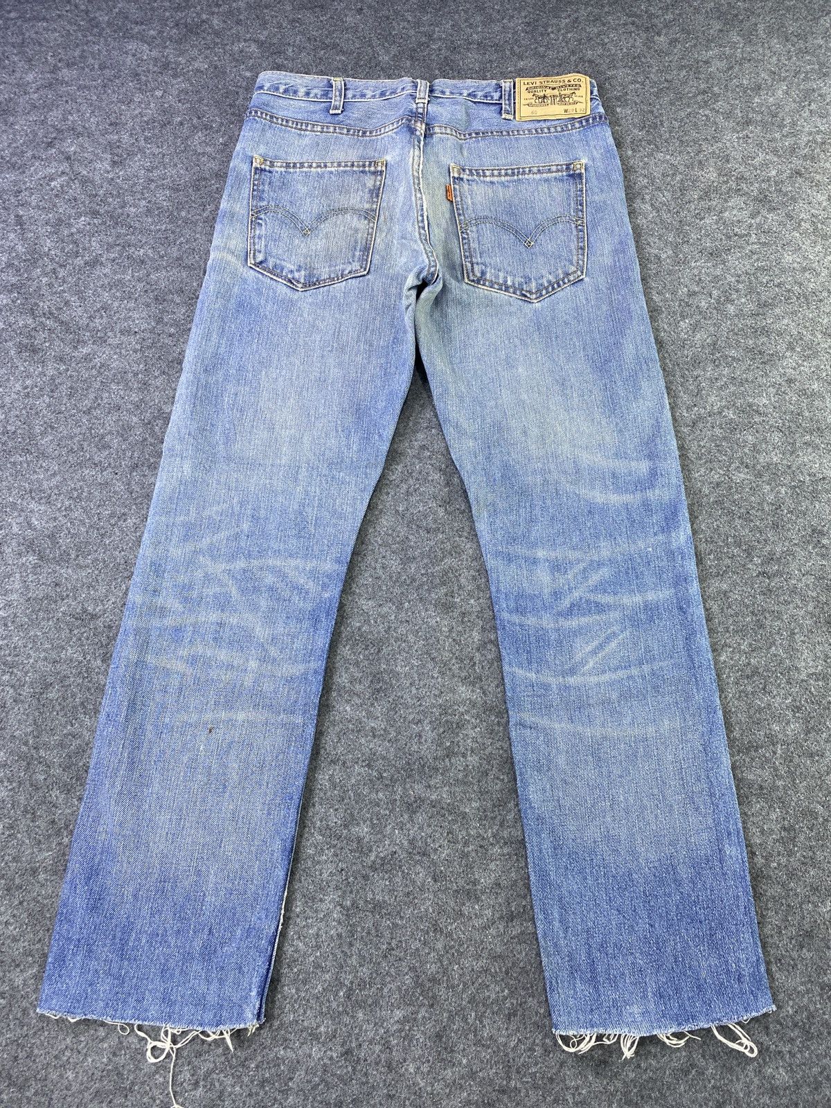 Jean × Levi's × Vintage VINTAGE LEVIS 605 DISTRESSES BLUE WASH JEANS-J887 Size US 31 - 4 Thumbnail