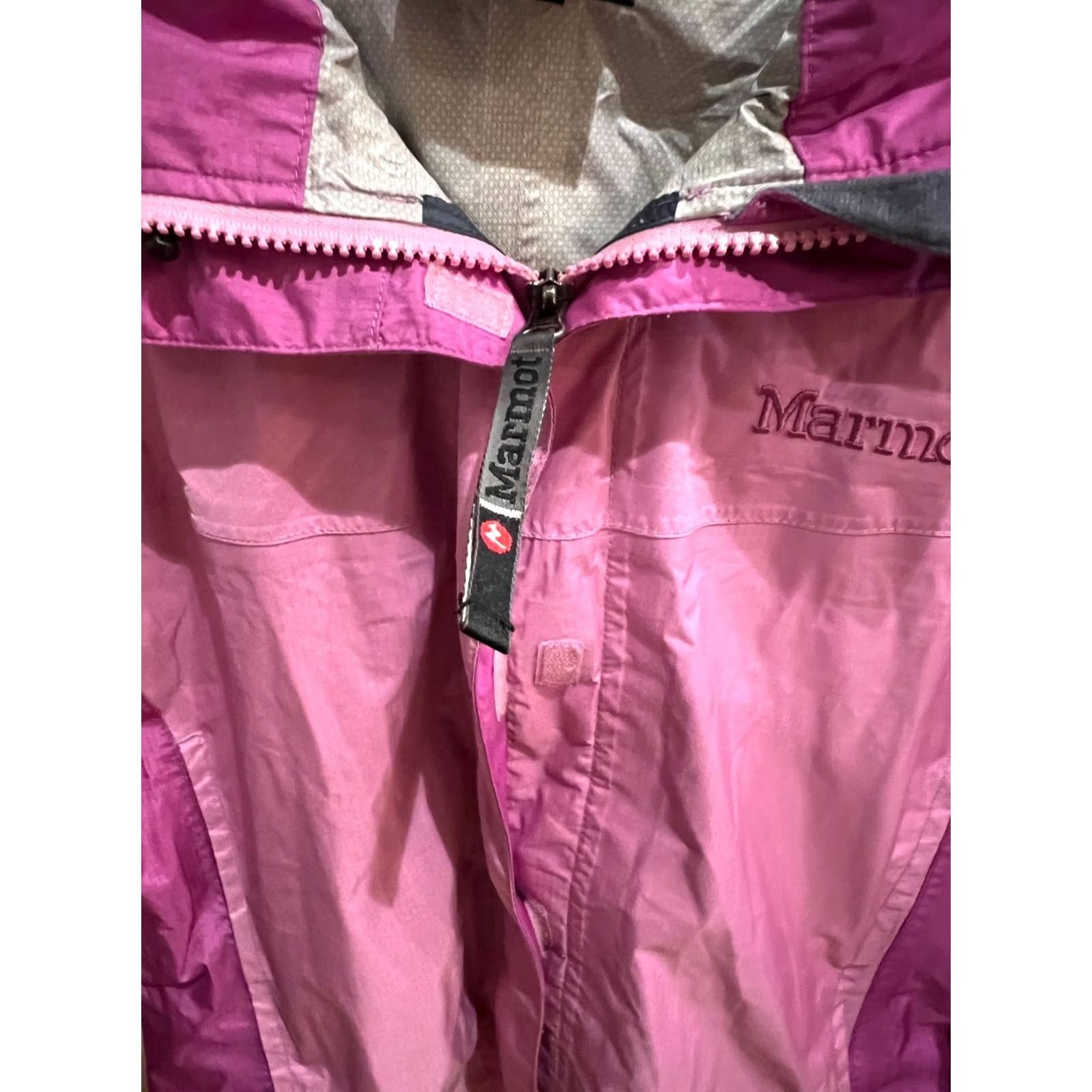 Marmot Marmot Women's Jacket - Pink - XS - Water Resistant - Full Zip - Pockets - Nylon Lining - Anorak - Regular Fit Size XS / US 0-2 / IT 36-38 - 4 Thumbnail