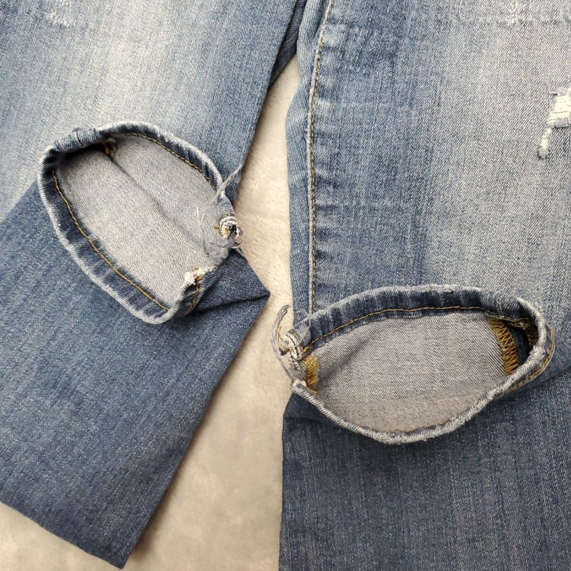 Vintage VINTAGE Judy Blue Jeans Women 30 Distressed Whiskered Faded Stretch Relaxed fit JB82271 Size 30" / US 8 / IT 44 - 5 Thumbnail