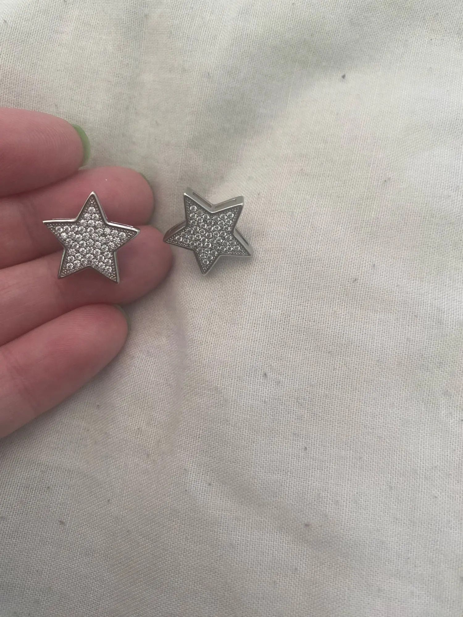 Other Chic Bling Bling Five-Pointed Star Earrings Size ONE SIZE - 8 Thumbnail