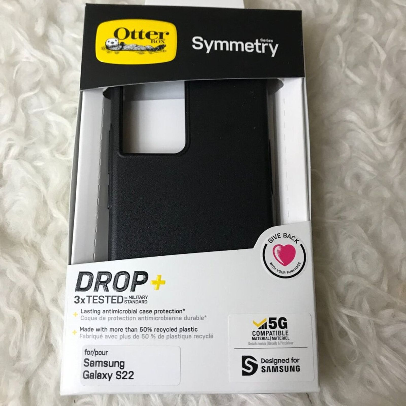 Other New OtterBox Symmetry Case for Samsung Galaxy S22 Black Size ONE SIZE - 1 Thumbnail