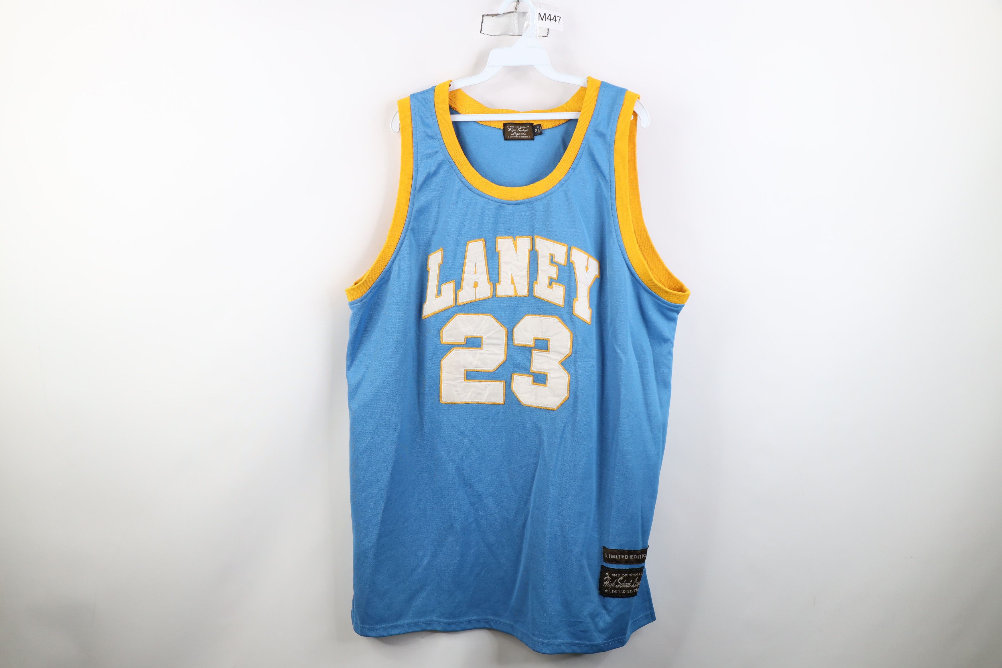 Vintage Vintage Michael Jordan Laney High School Basketball Jersey Size US XXL / EU 58 / 5 - 1 Thumbnail
