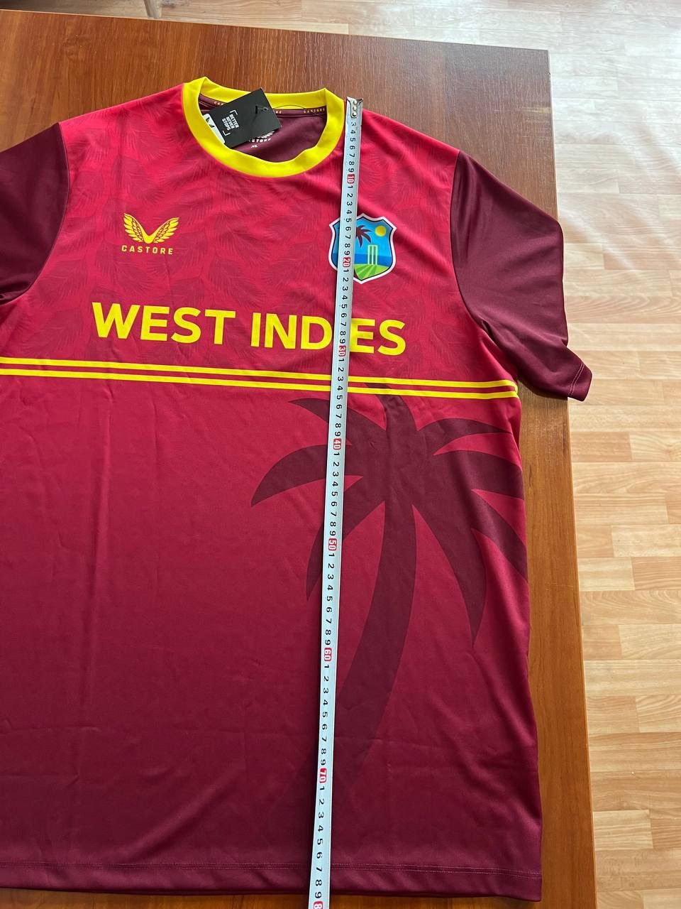 Castore NEW! 2022/23 WEST INDIES TEAM RARE DESIGN CRICKET JERSEY XL Size US XL / EU 56 / 4 - 15 Thumbnail