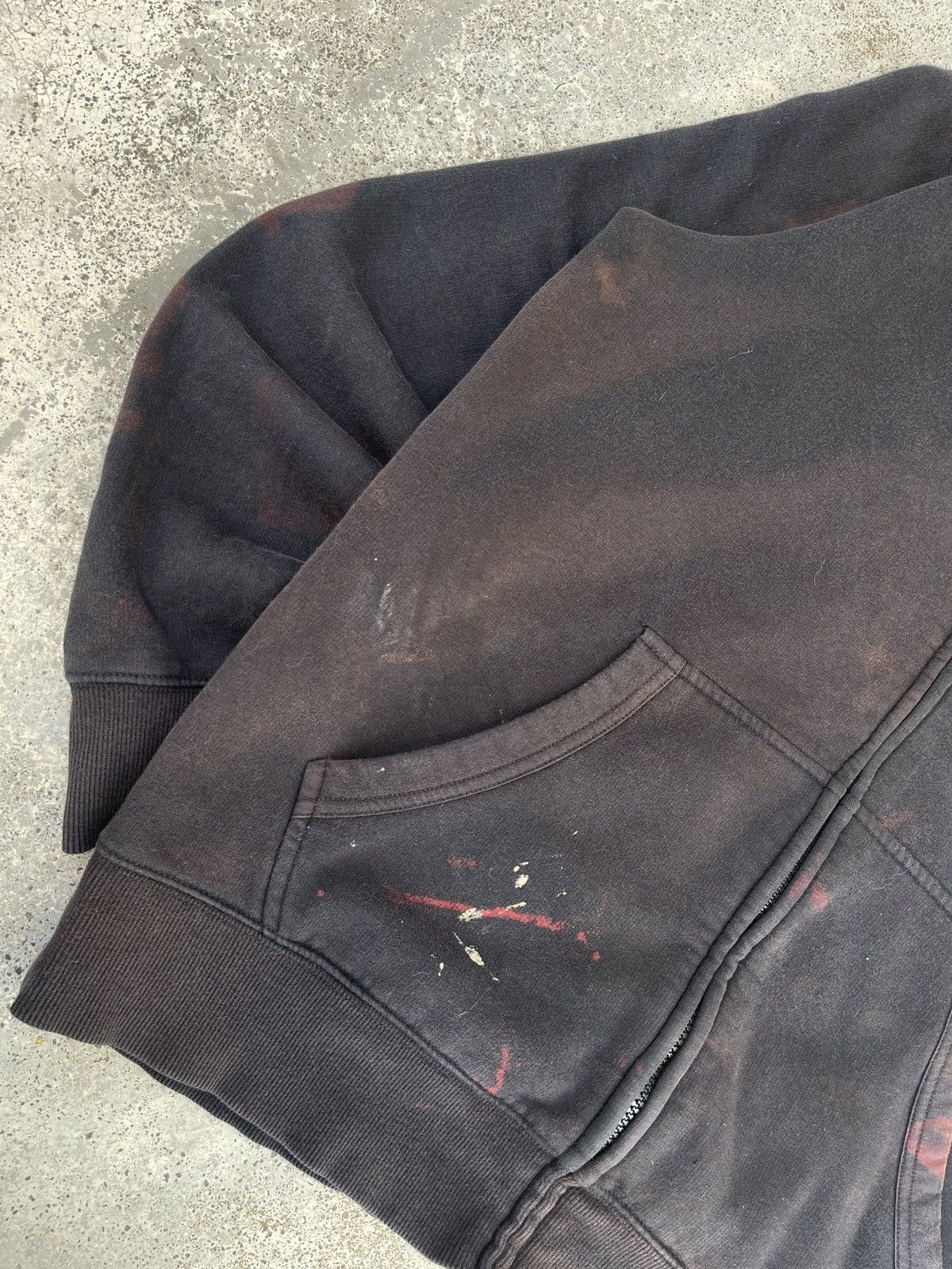 Tommy Hilfiger × Vintage Vintage Faded Black Tommy Hilfiger Zip Up Hoodie Size US L / EU 52-54 / 3 - 8 Thumbnail